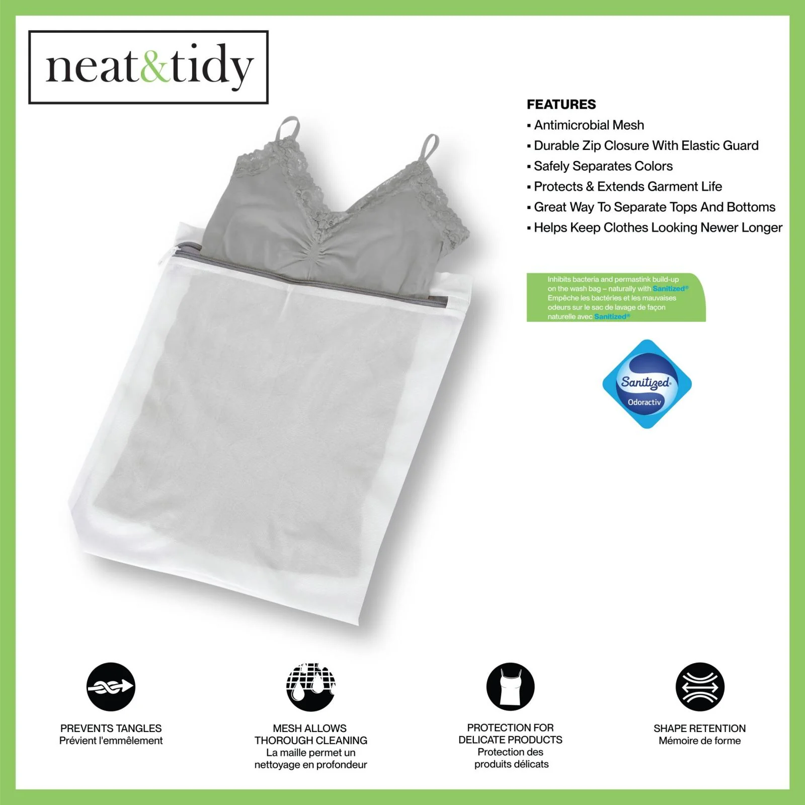 Neat & Tidy Mesh Large Wash Bag