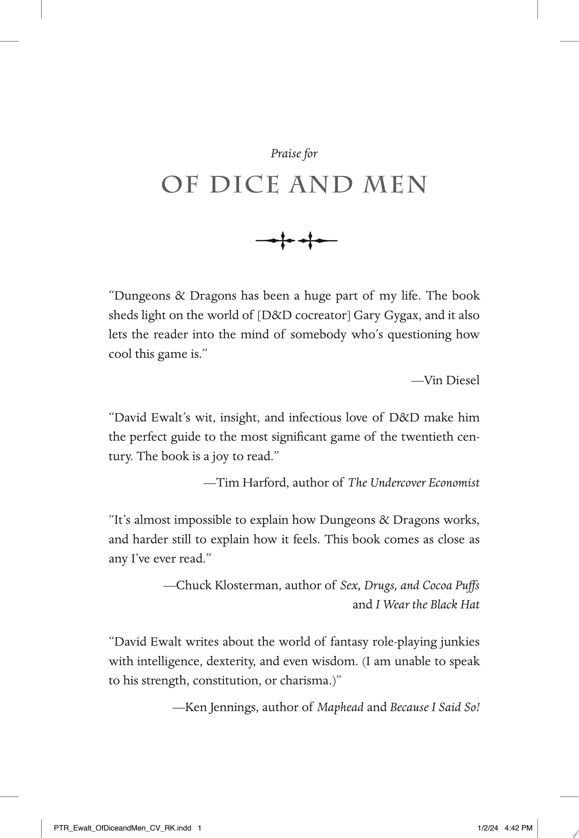 Of Dice and Men The Story of Dungeons & Dragons and The People Who Play It