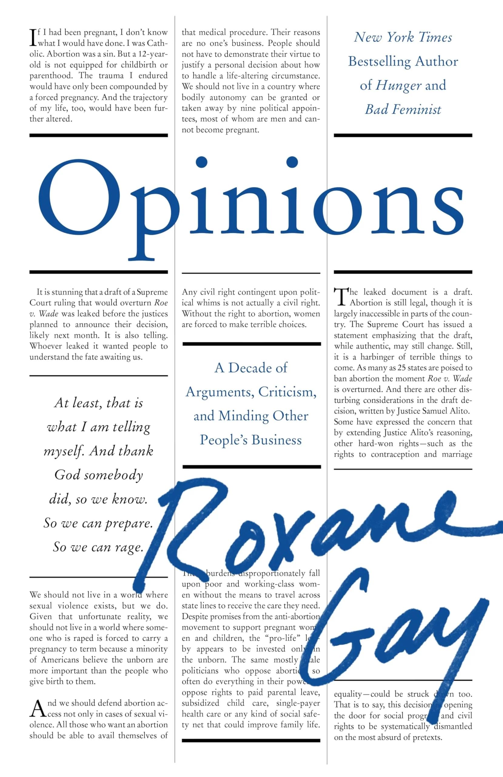 Opinions A Decade of Arguments, Criticism, and Minding Other People's Business