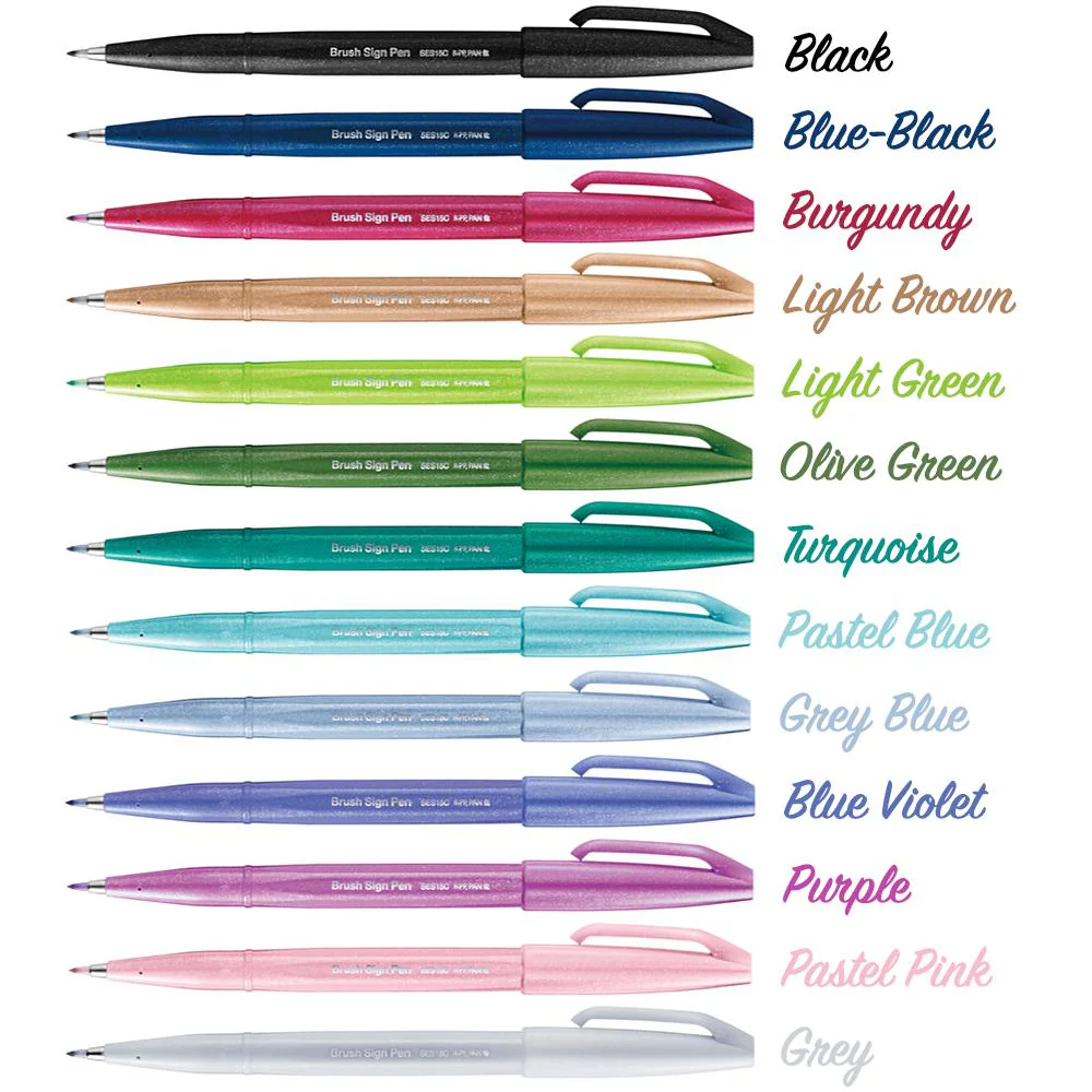 Pentel Brush Sign - Image 12