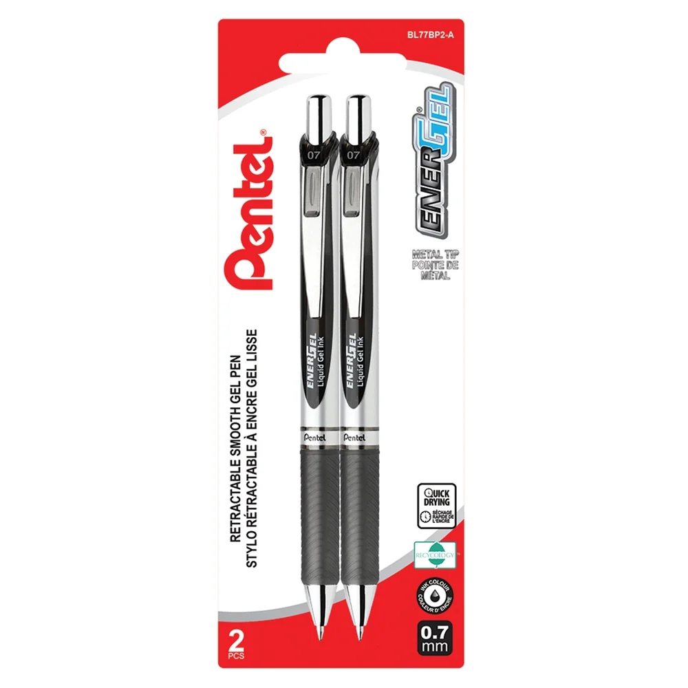Pentel Energel Elite Pen 2 Pack