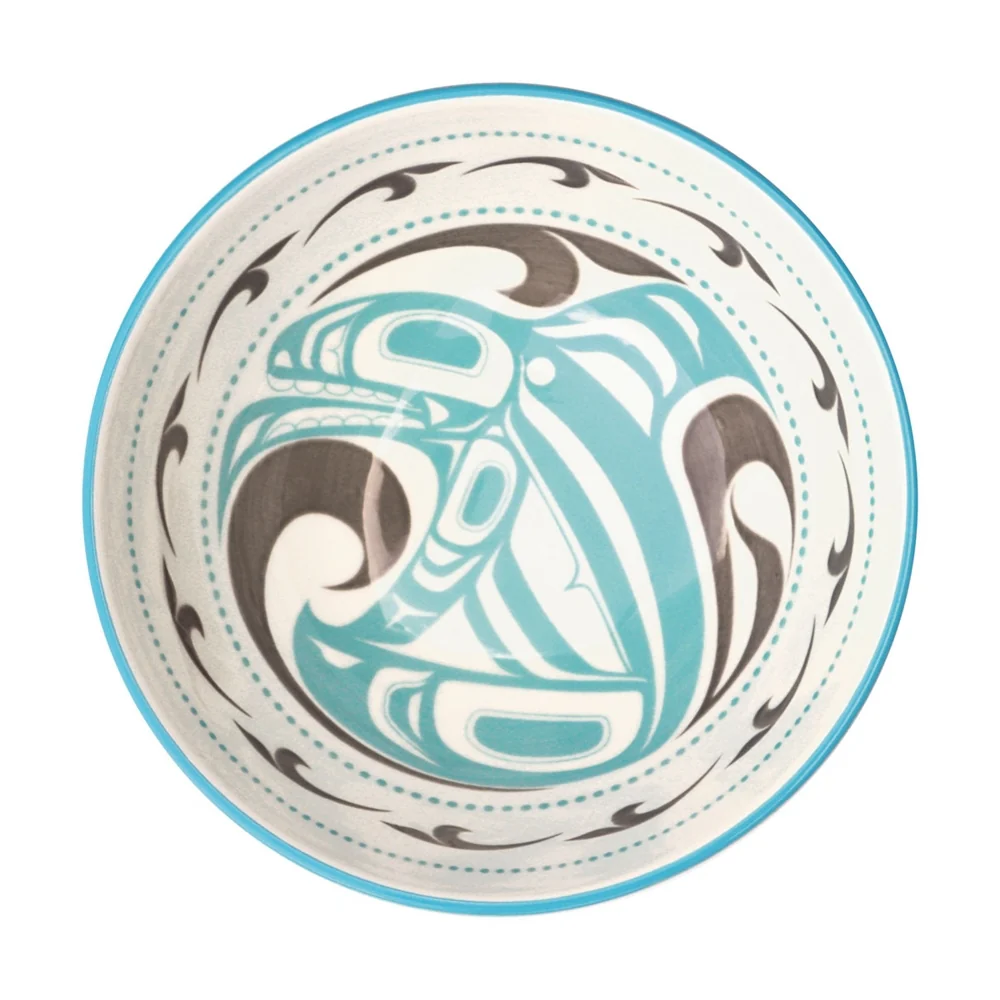 Porcelain Bowl 6" Killer Whale