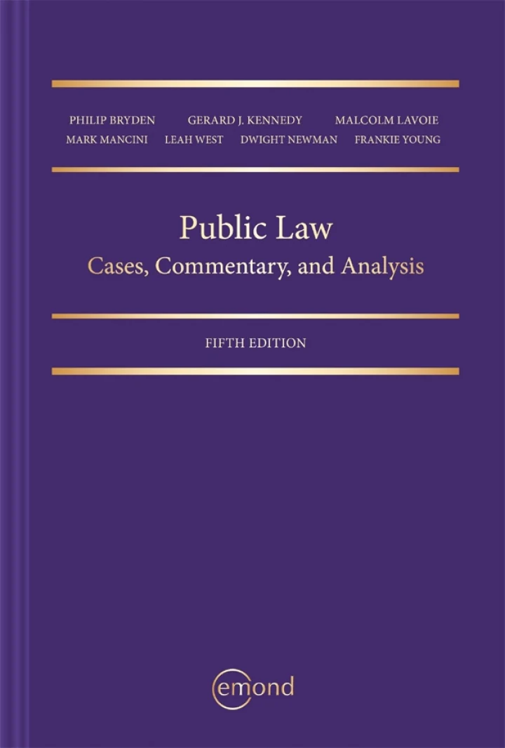 Public Law Cases, Commentary, and Analysis
