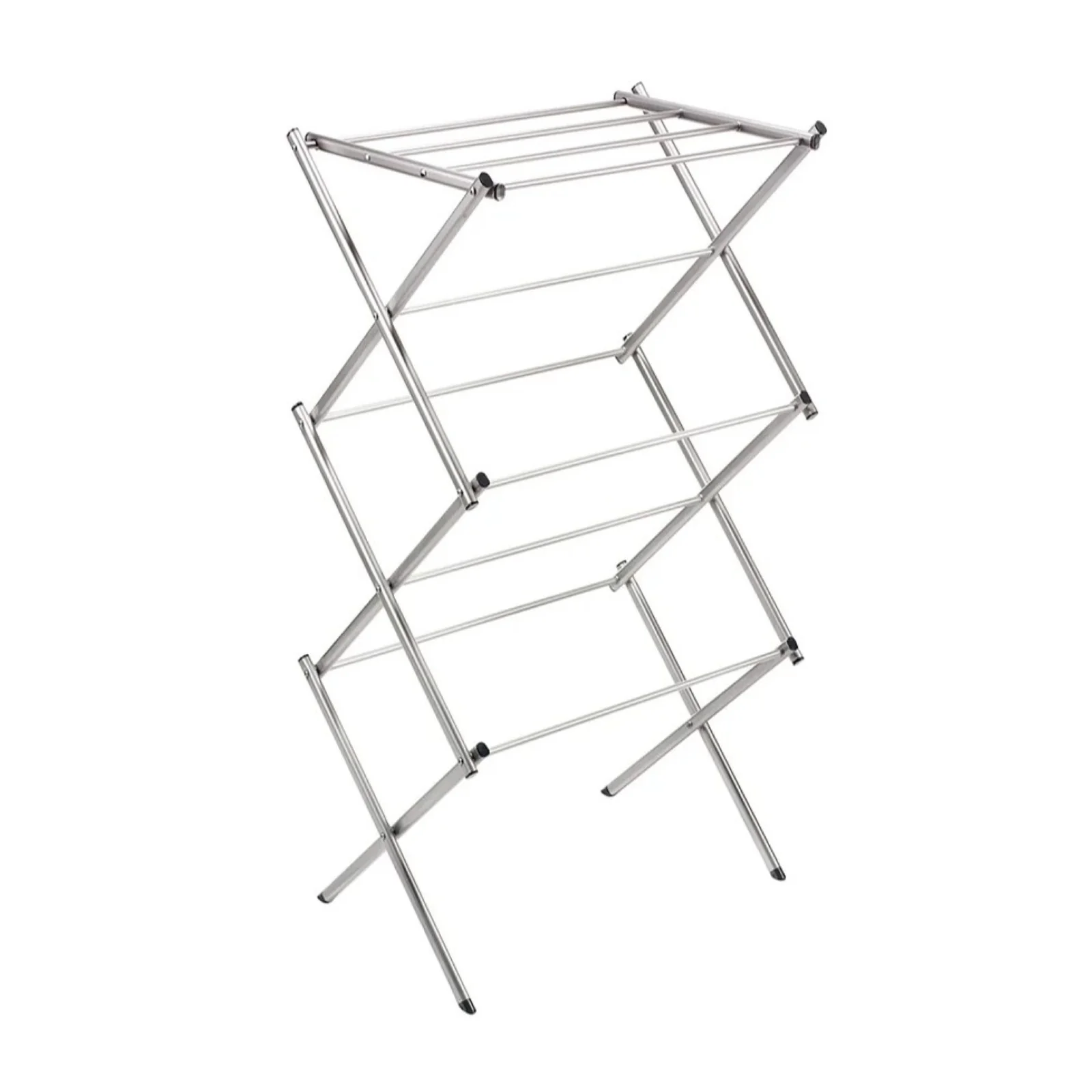 Silver Clothes Drying Rack - Image 2