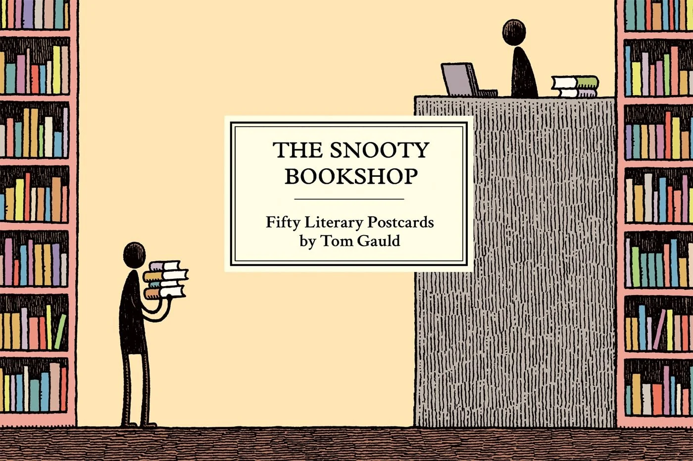 The Snooty Bookshop Fifty Literary Postcards by Tom Gauld