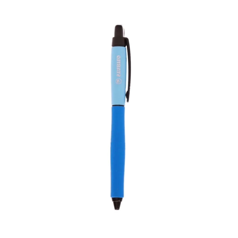 Stabilo Palette Lt Blue Retractable Gel Pen Blue Ink