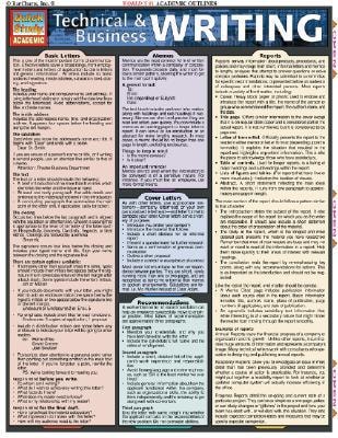 Technical and Business Writing