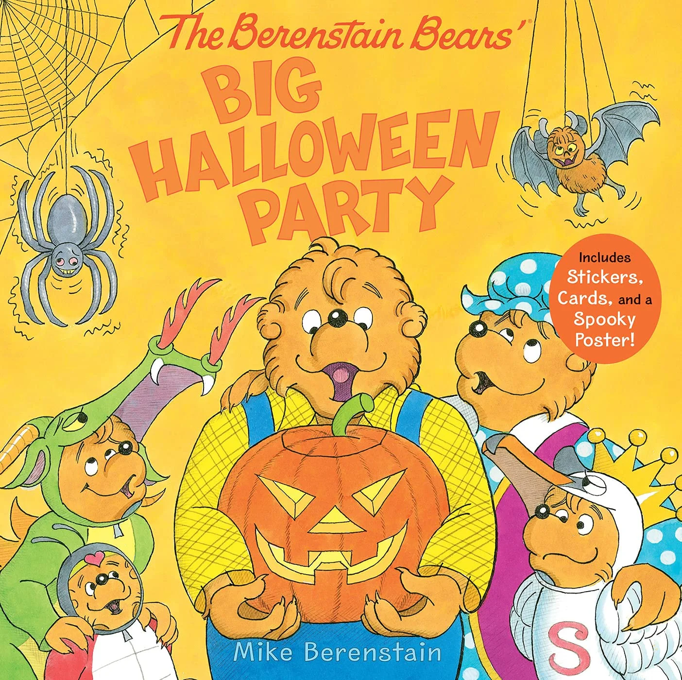 The Berenstain Bears' Big Halloween Party Includes Stickers, Cards, and a Spooky Poster!