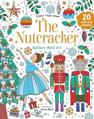 The Nutcracker: Coloring Book Color-Your-Own Gallery Wall Art