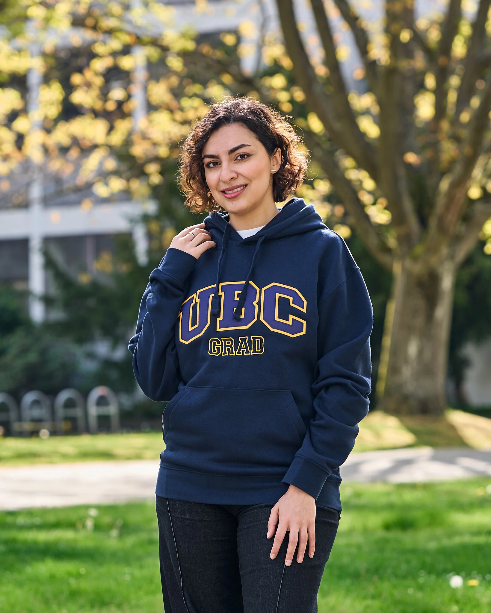 The Original Grad Hoodie - Navy - Image 4