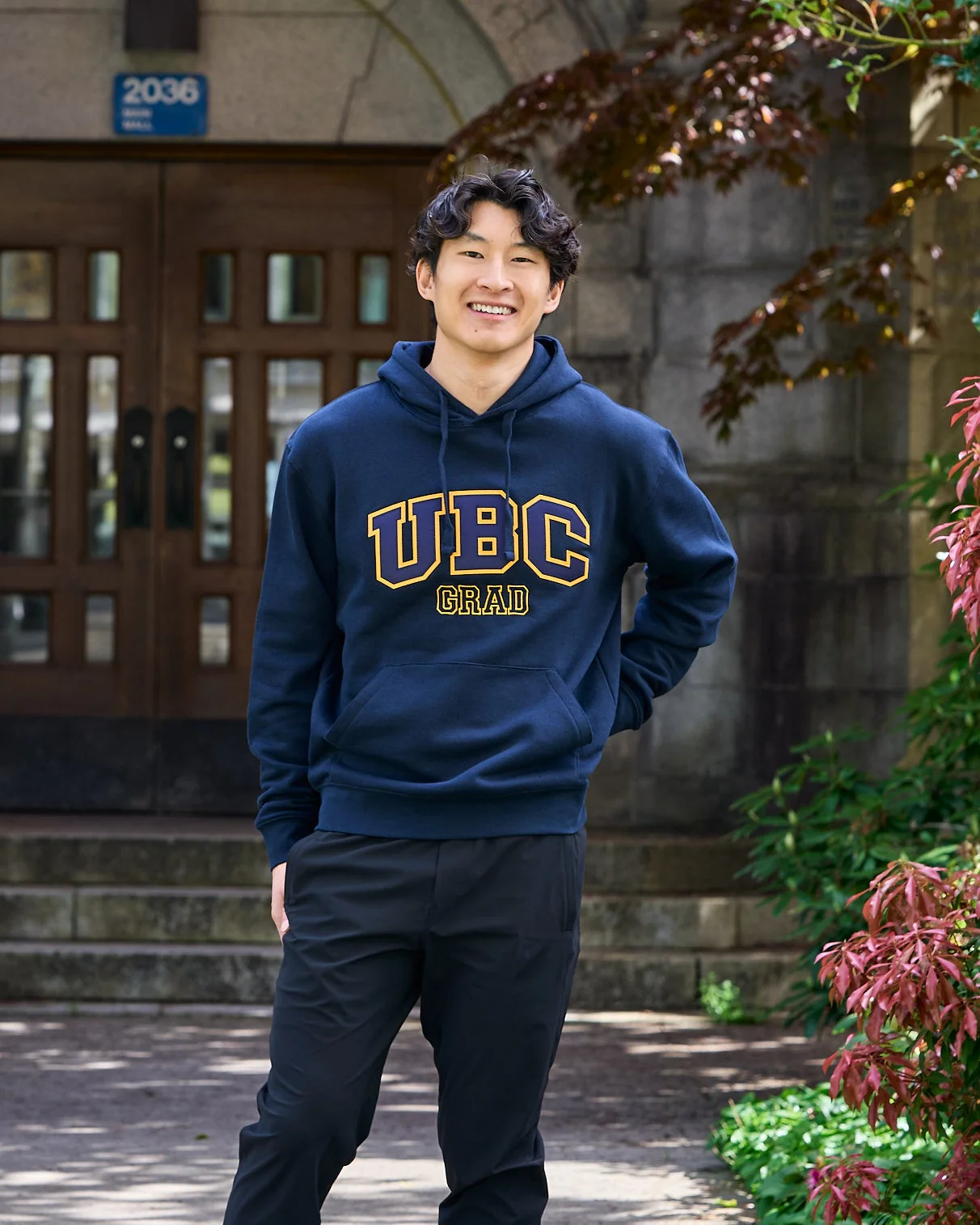 The Original Grad Hoodie - Navy - Image 6