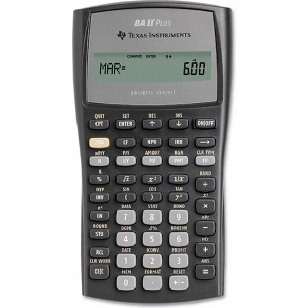 TI BA II Plus Business Financial Calculator