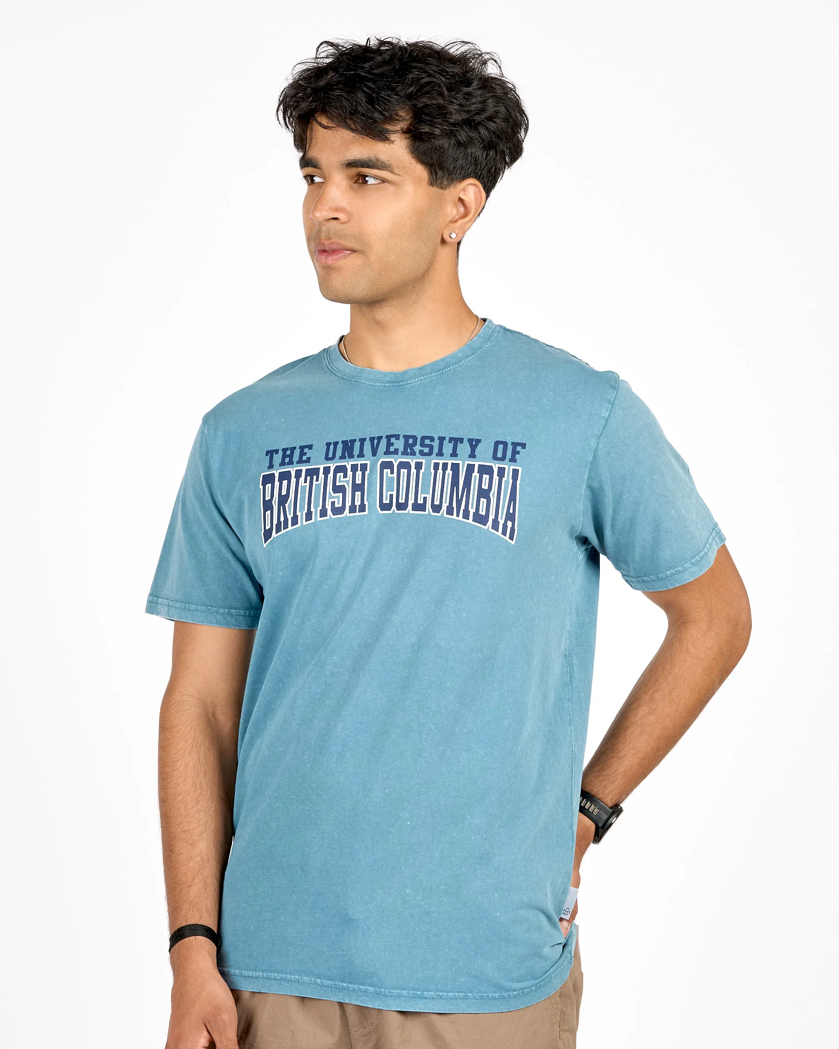 UBC Acid Wash T-Shirt - Indigo