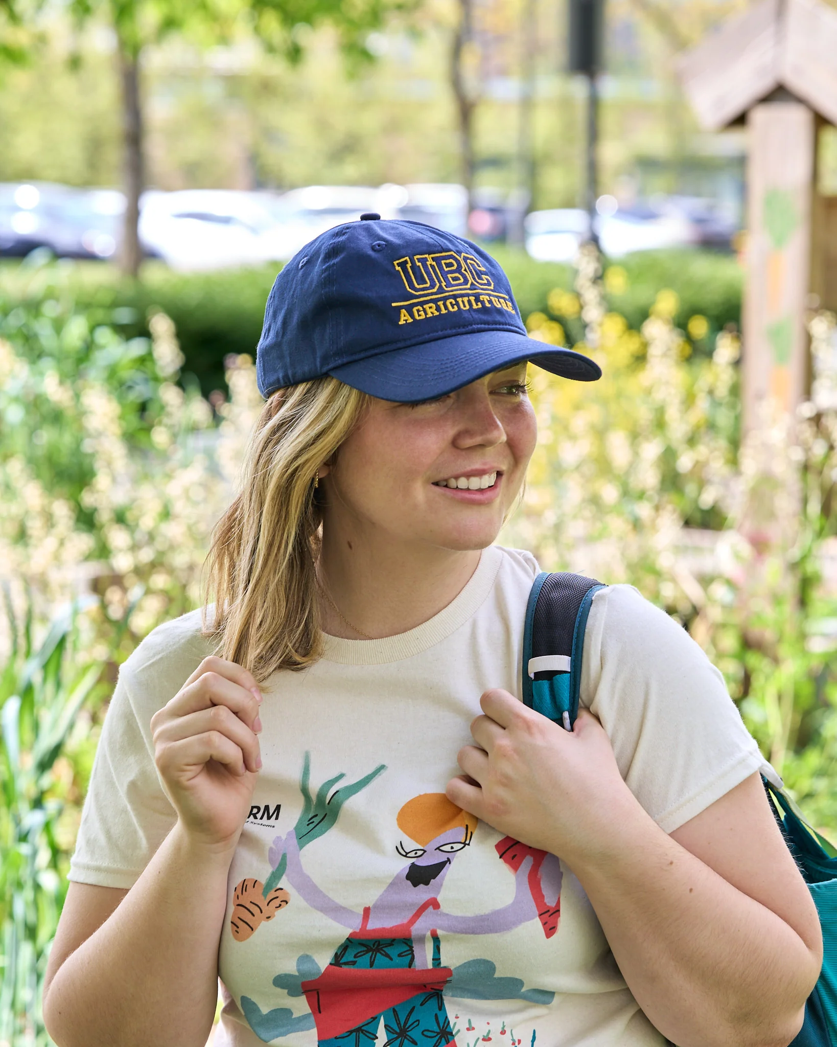 UBC Agriculture Cotton Twill Cap - Navy & Gold - Image 3