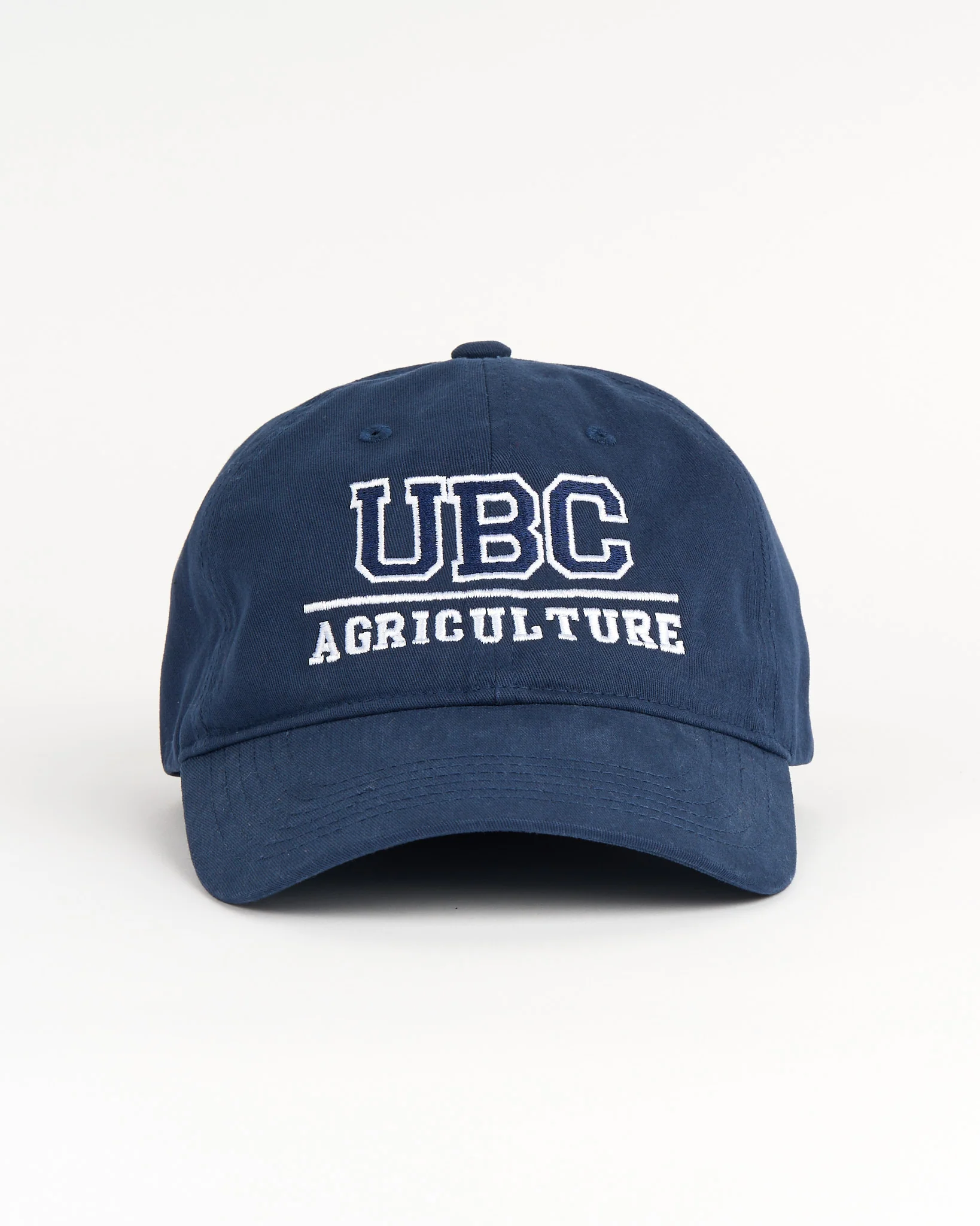 UBC Agriculture Cotton Twill Cap - Navy & White - Image 2