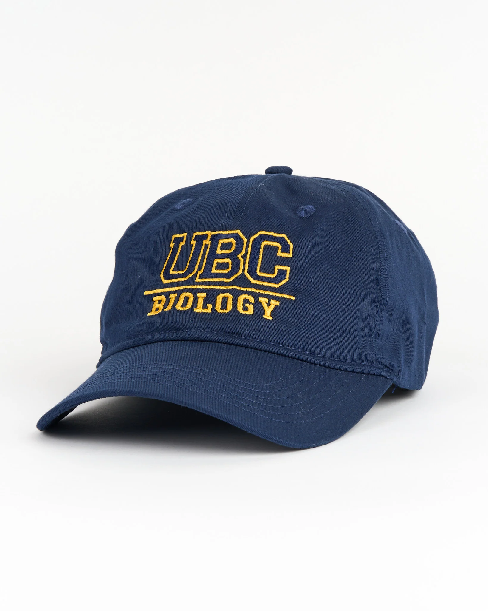 UBC Biology Cotton Twill Cap - Navy & Gold