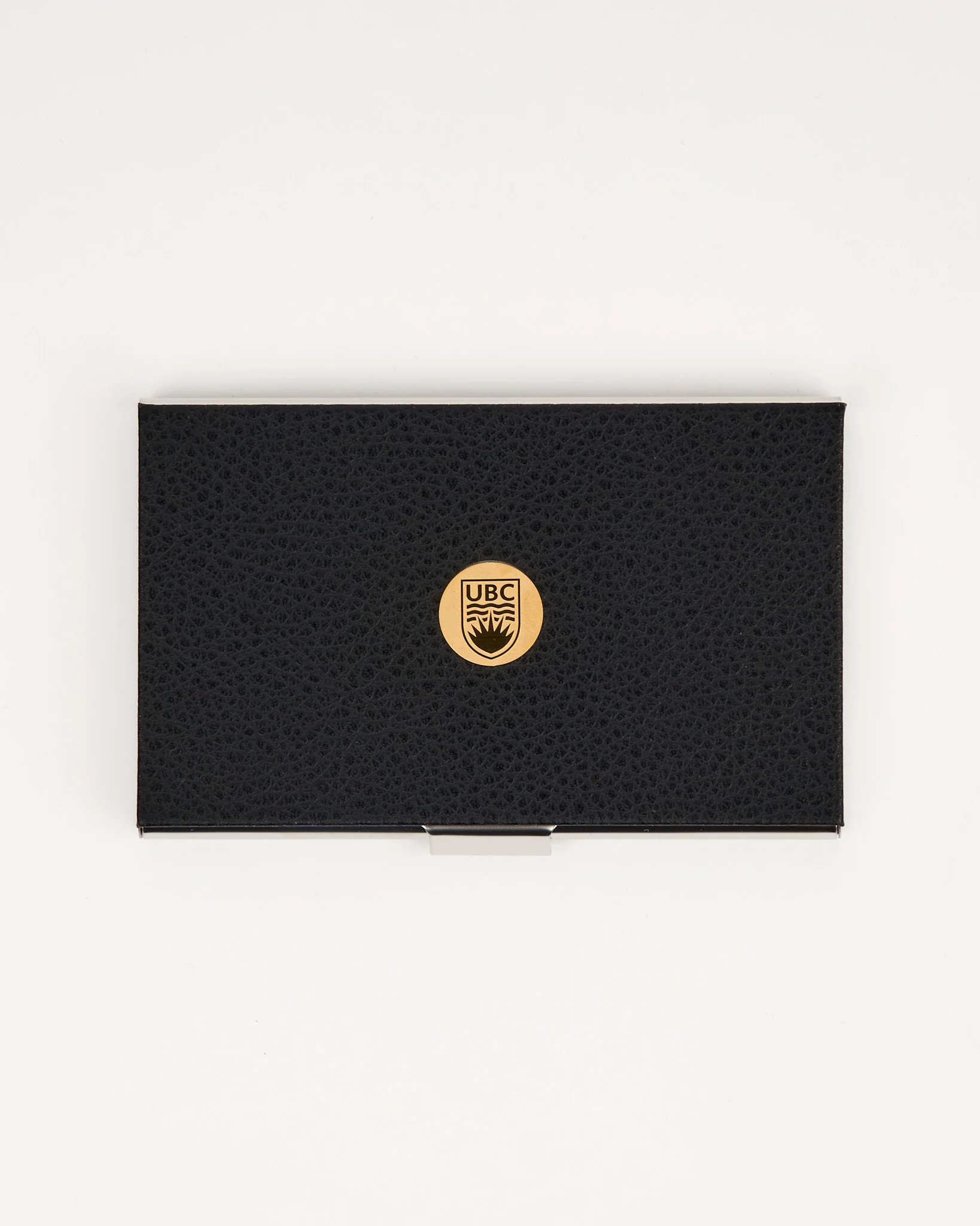 UBC Black Leatherette Card Case - Gold Medallion - Image 4