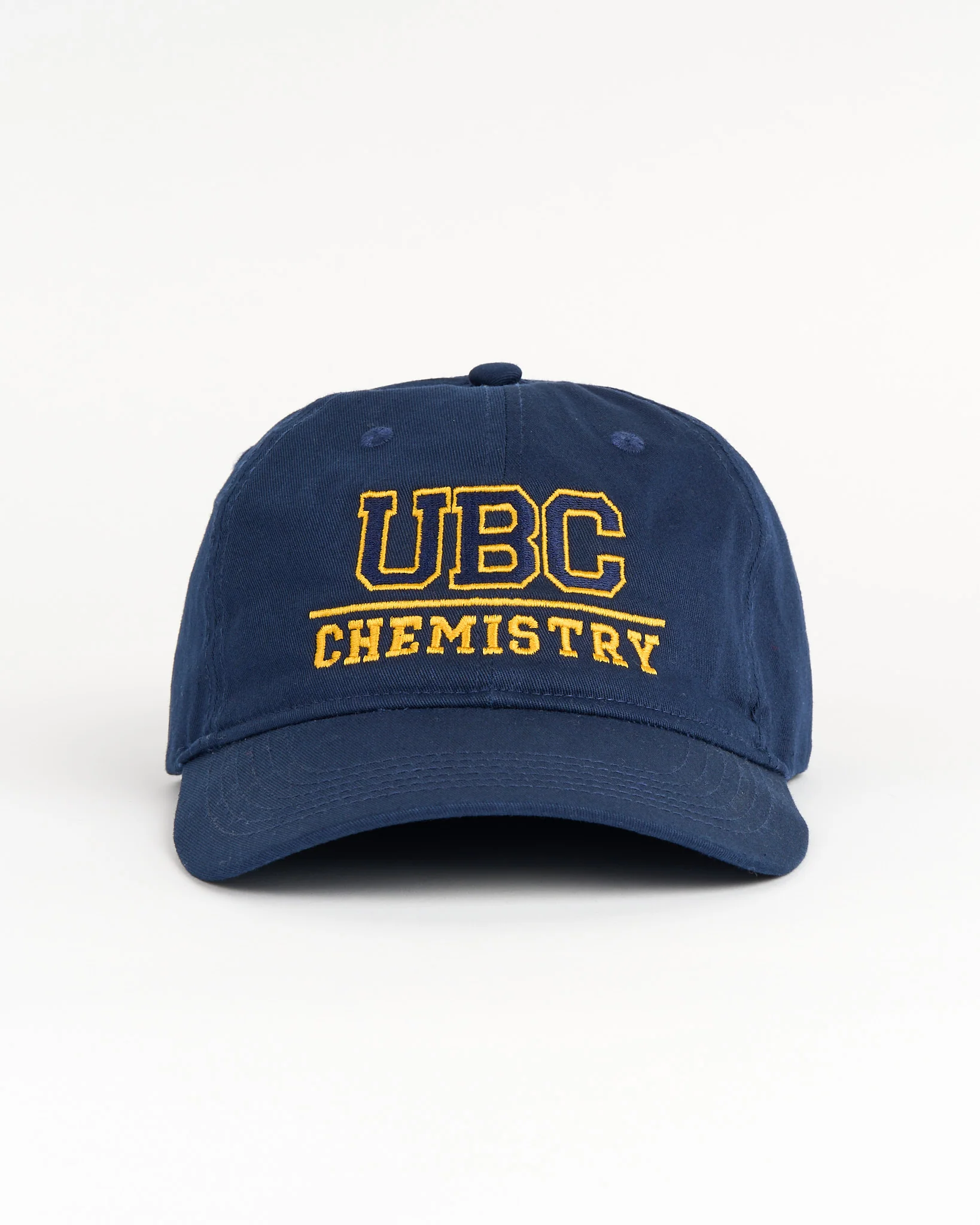 UBC Chemistry Cotton Twill Cap - Navy & Gold - Image 2