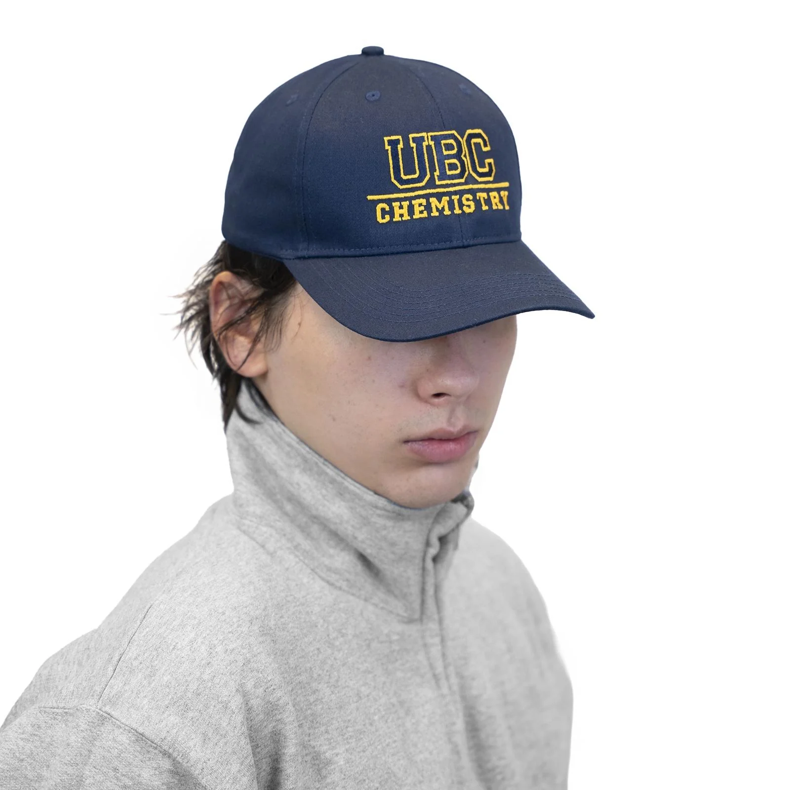 UBC Chemistry Cotton Twill Cap - Navy & Gold - Image 4