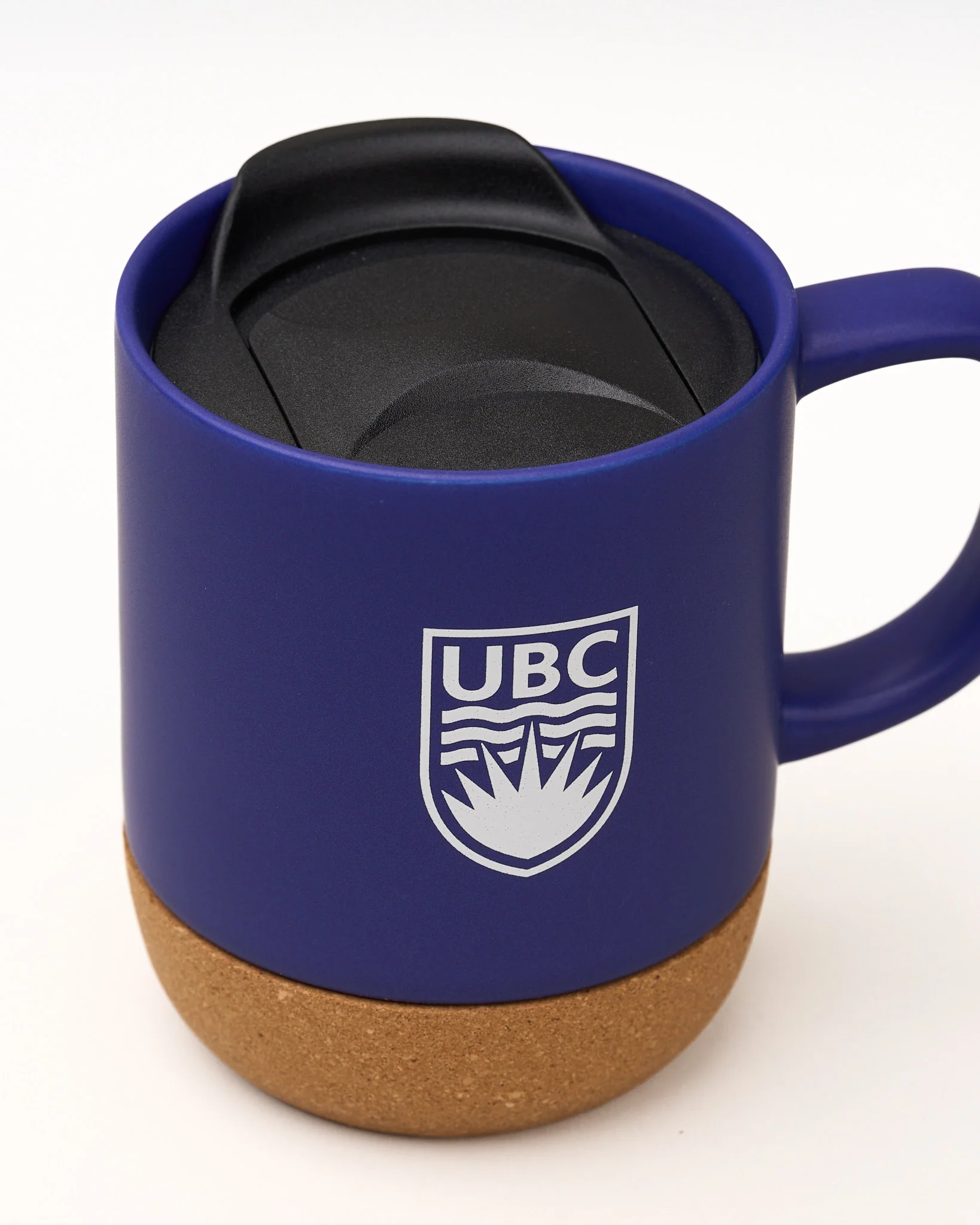 UBC Cork Base Ceramic Mug 11oz - Blue - Image 2