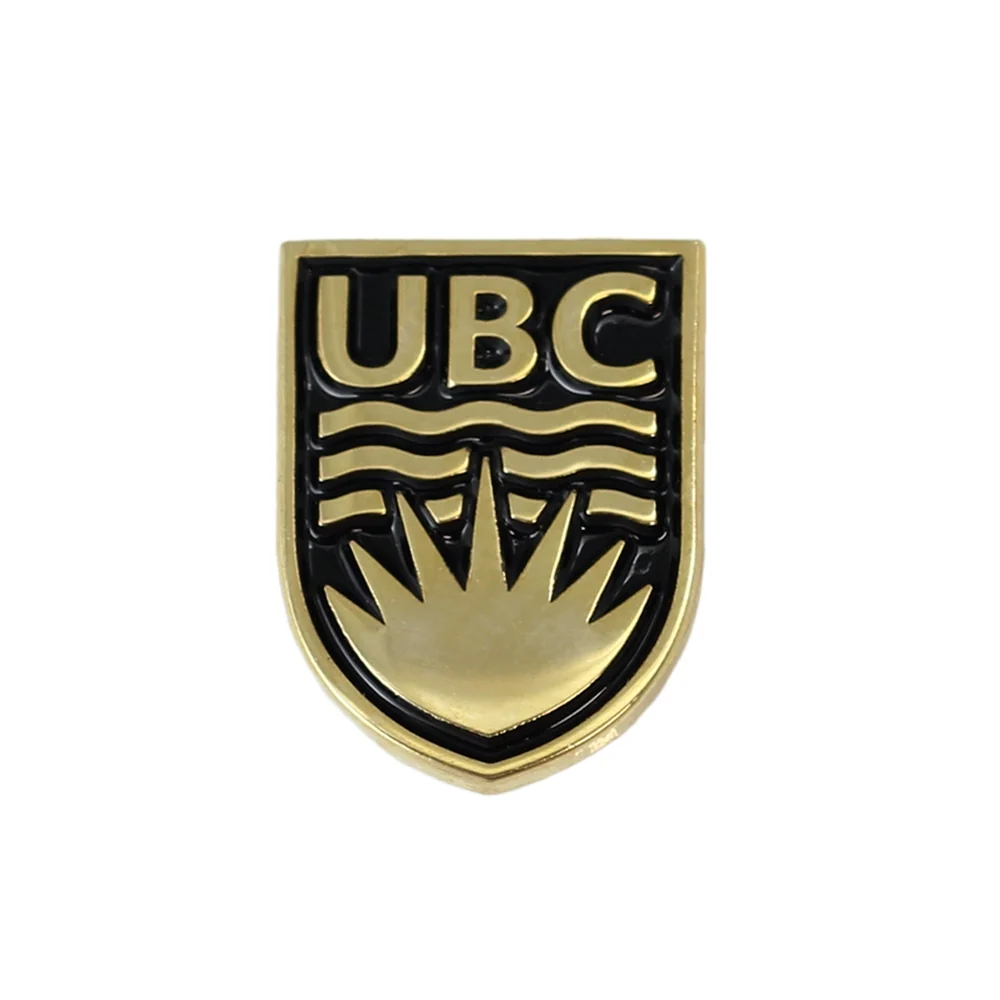 UBC Crest Lapel Pin - Gold