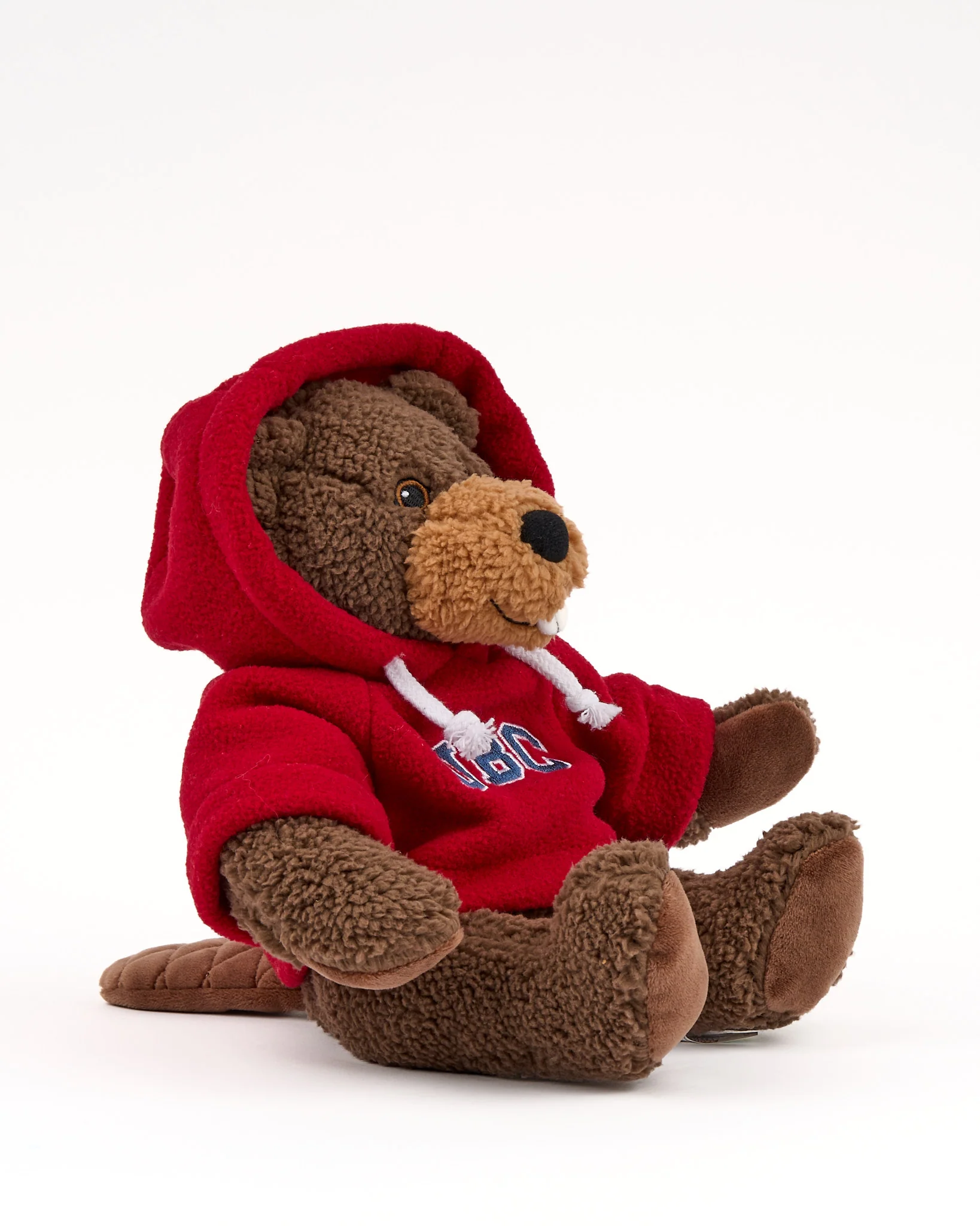 UBC Curly Critter Plush 10" - Beaver - Image 2