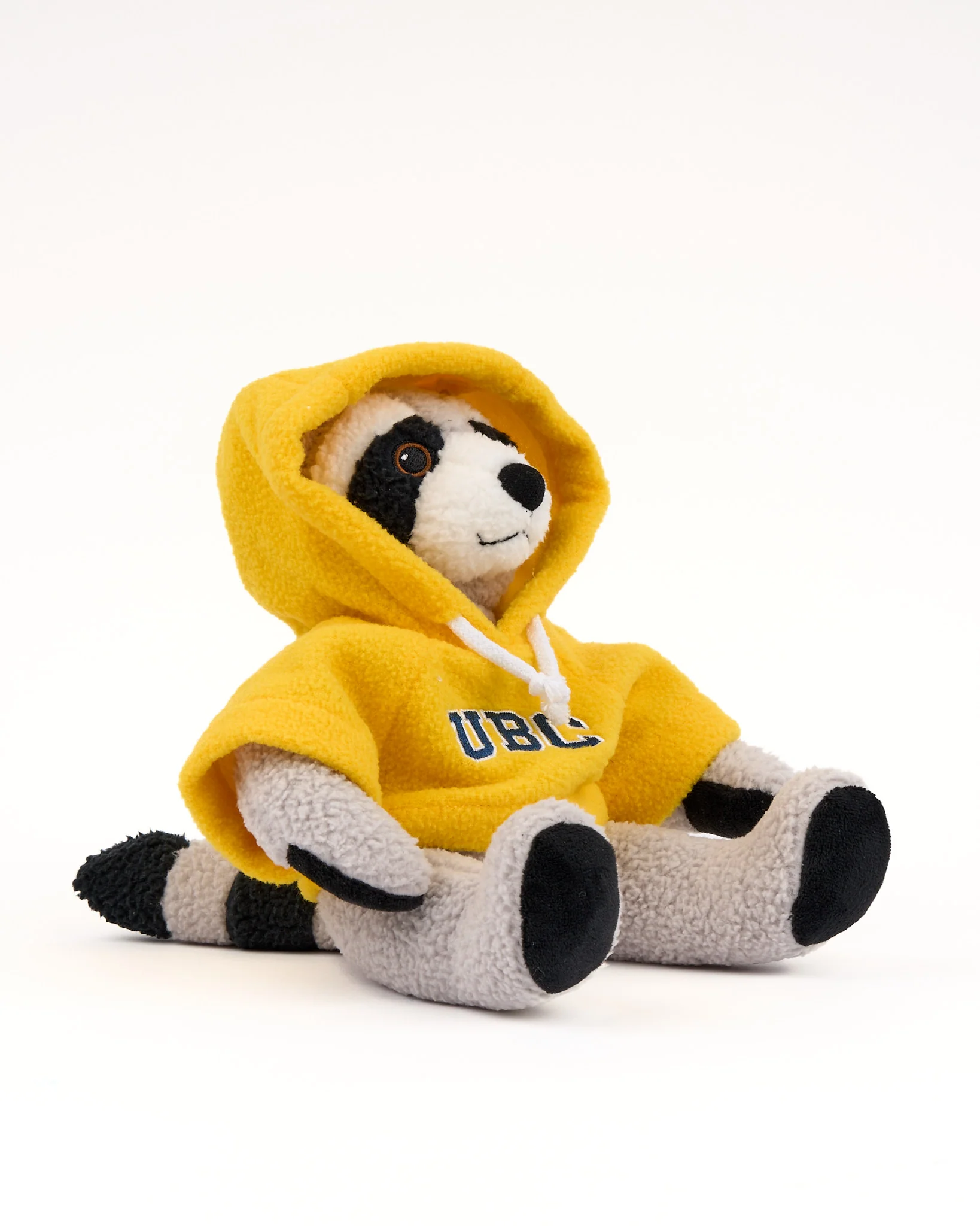 UBC Curly Critter Plush 10" - Raccoon - Image 2