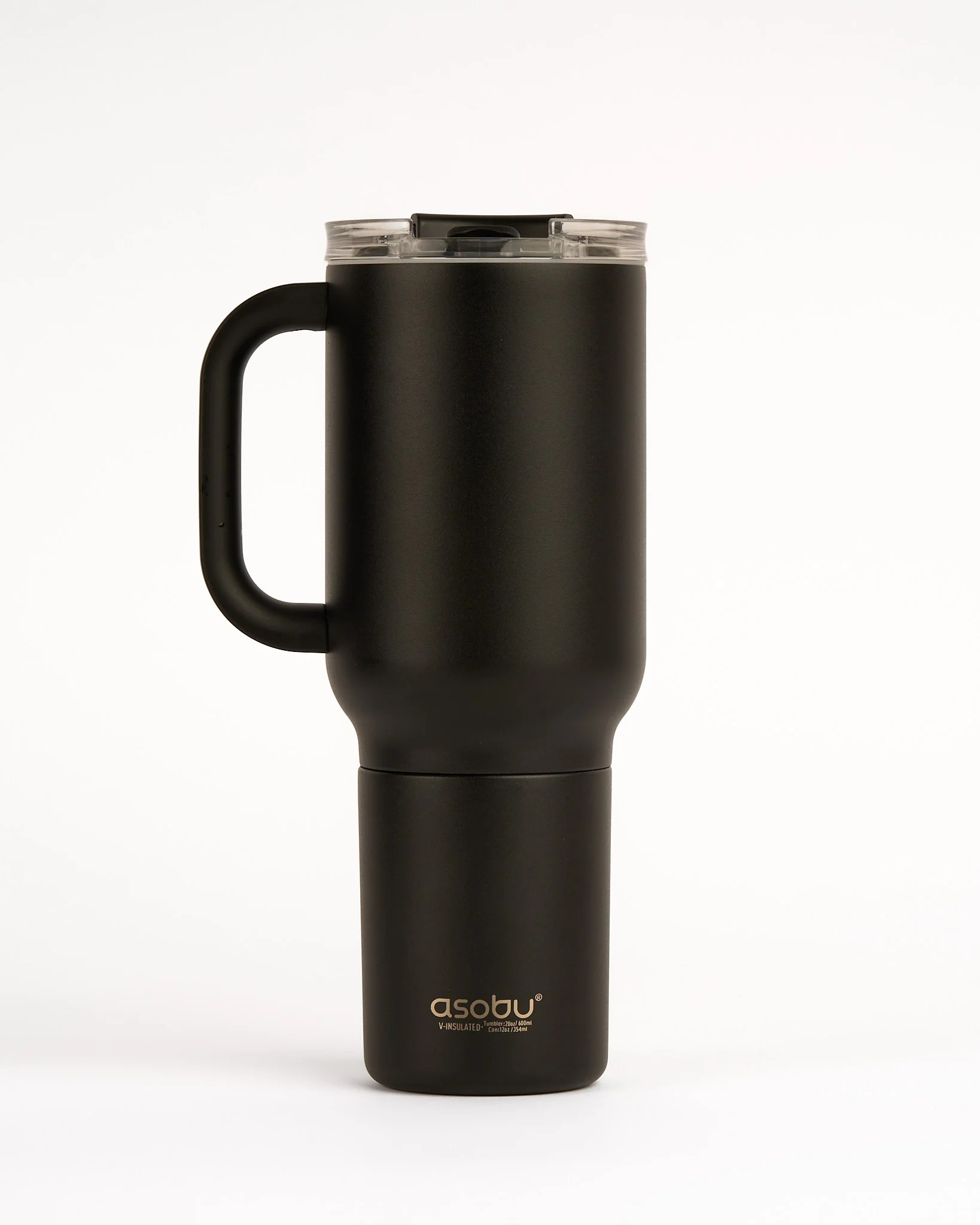 UBC Duplex Insulated Bottle 22/12oz - Black - Image 3