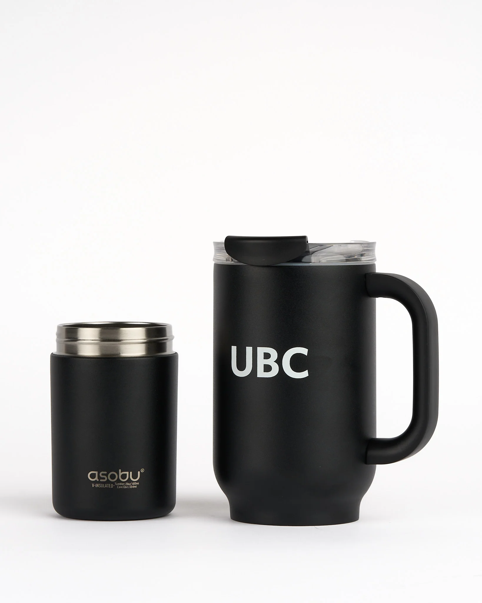 UBC Duplex Insulated Bottle 22/12oz - Black - Image 4