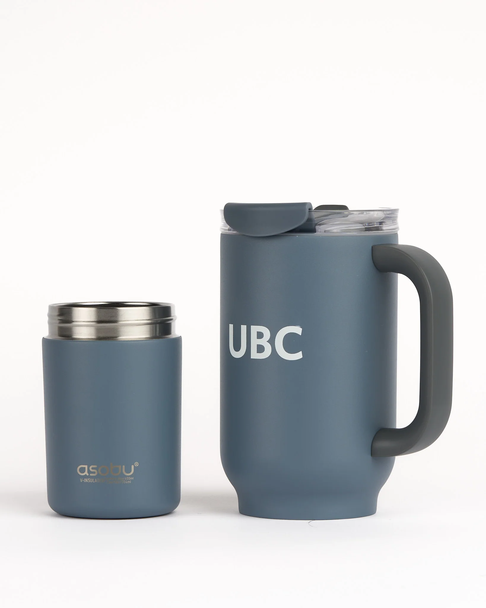 UBC Duplex Insulated Bottle 22/12oz - Slate Grey - Image 4