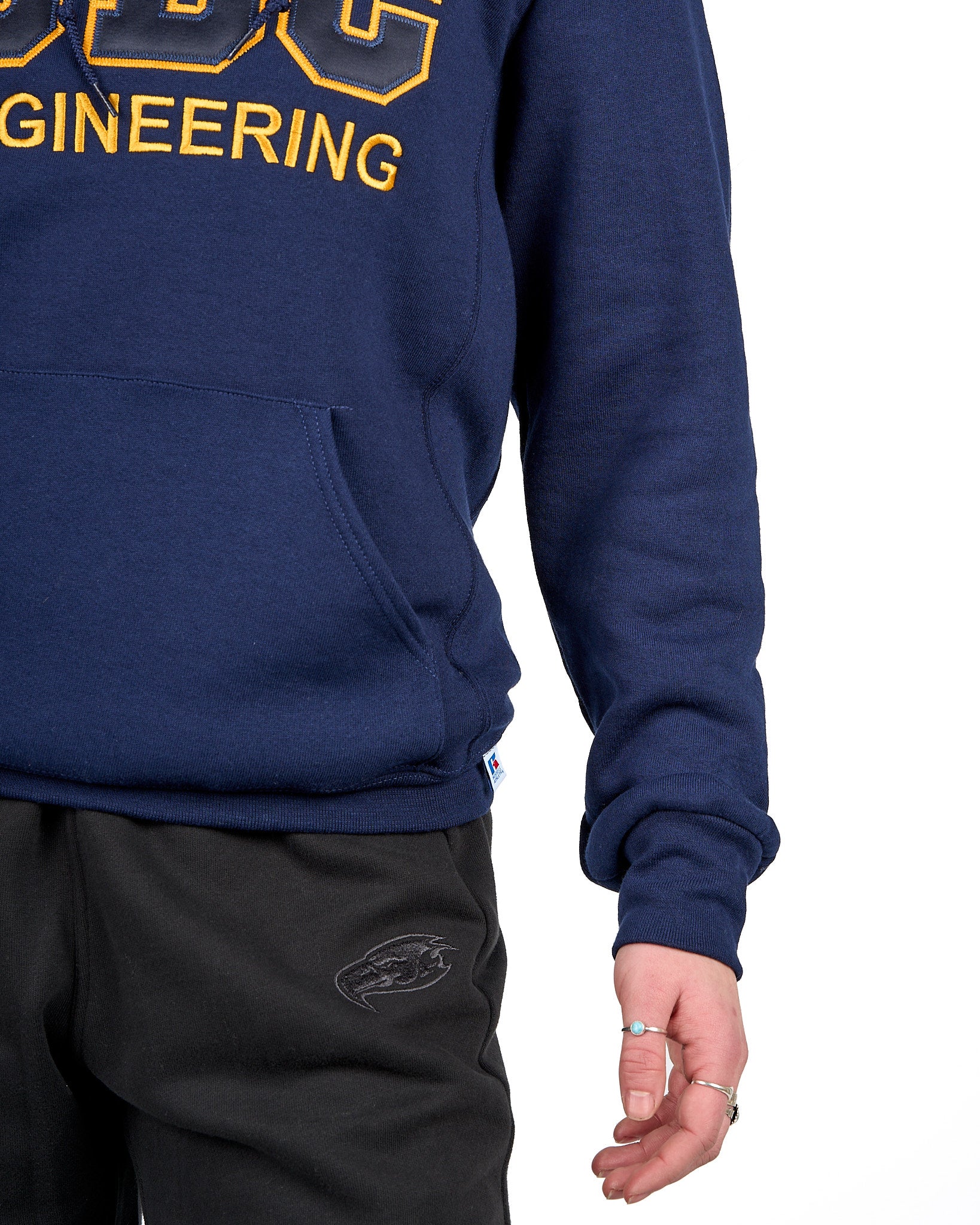 UBC Engineering Twill Embroidered Hoodie - Navy - Image 6