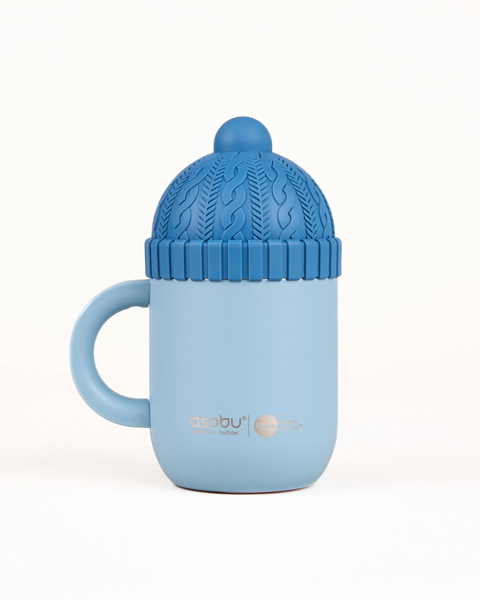 UBC Happy Hat Beanie Bottle 12oz - Blue - Image 2