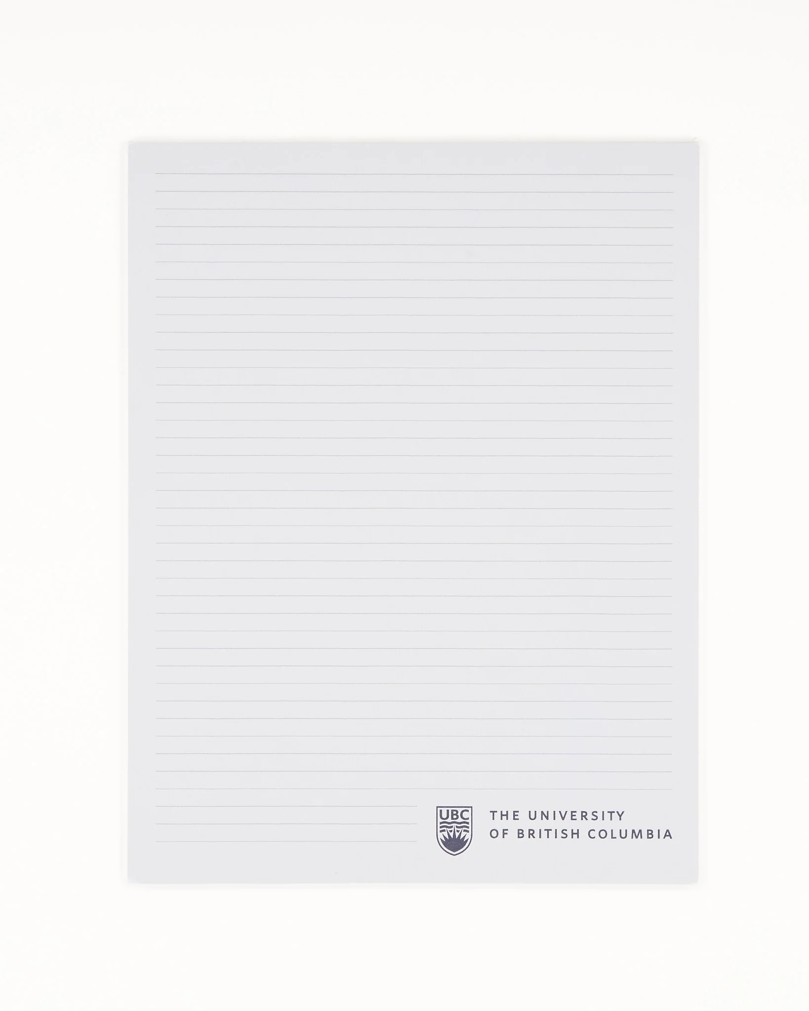 UBC Lined Note Pad