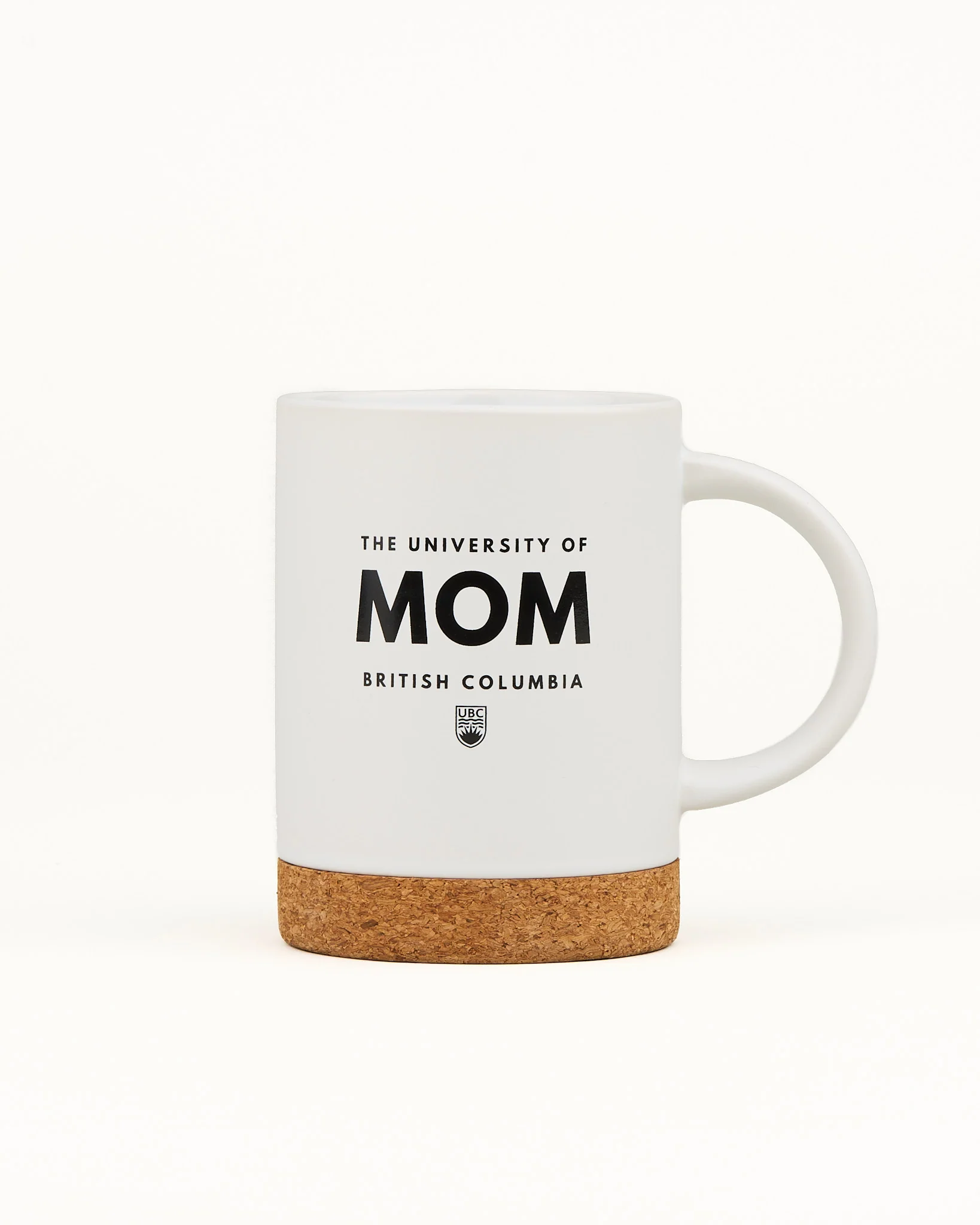 UBC Mom Caspian Ceramic Cork Mug 13oz
