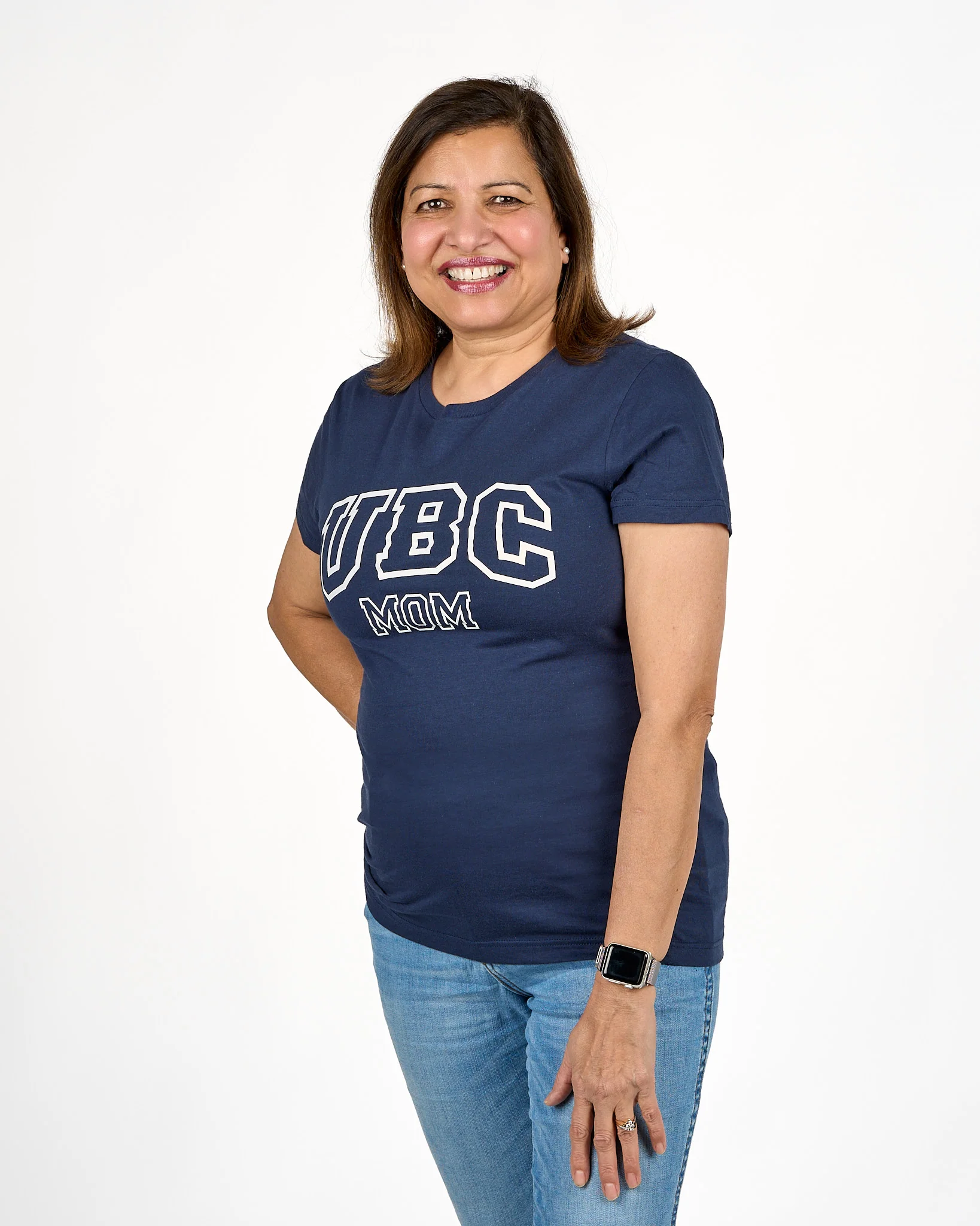 UBC Mom T-Shirt - Navy Blue - Image 2