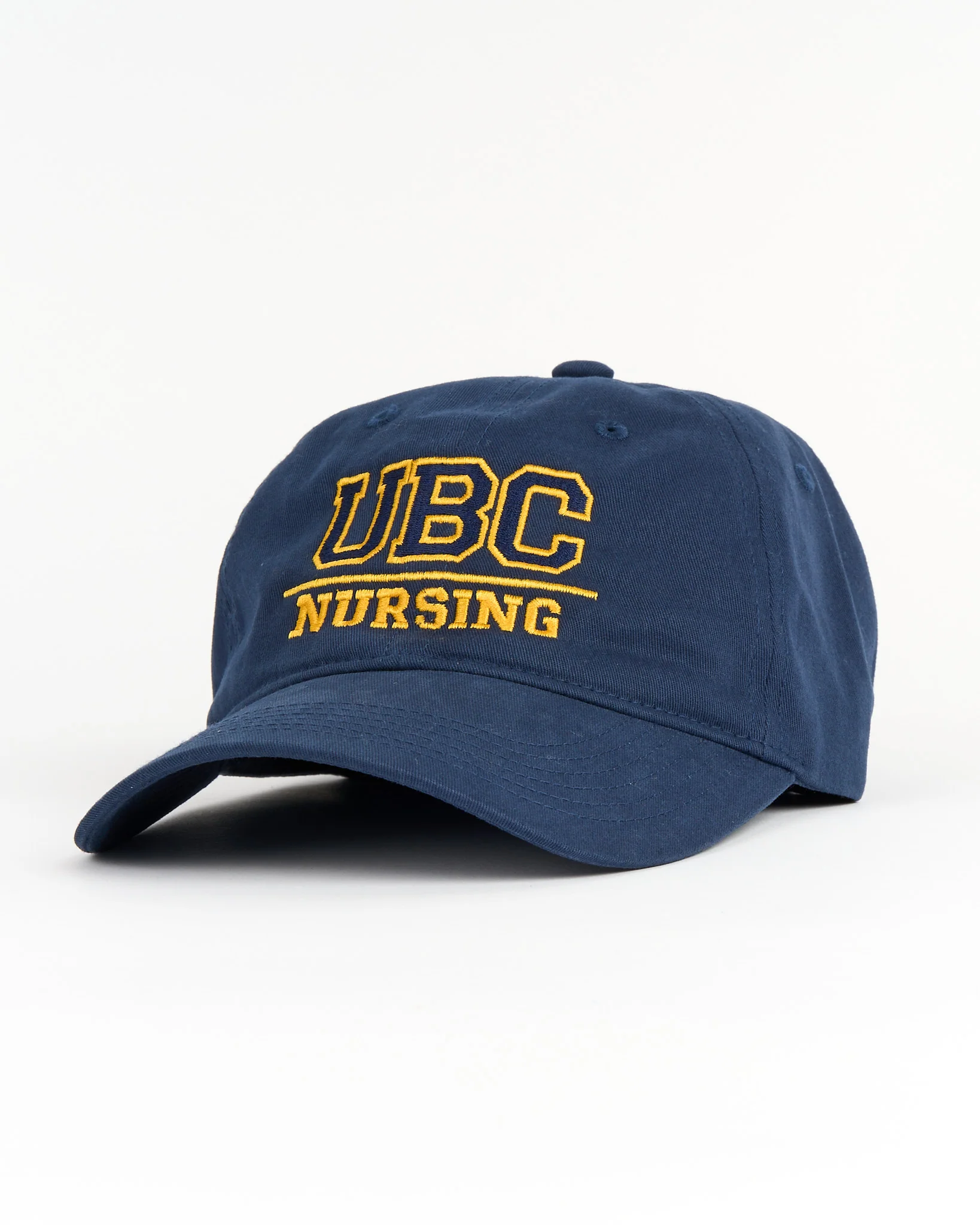 UBC Nursing Cotton Twill Cap - Navy & Gold