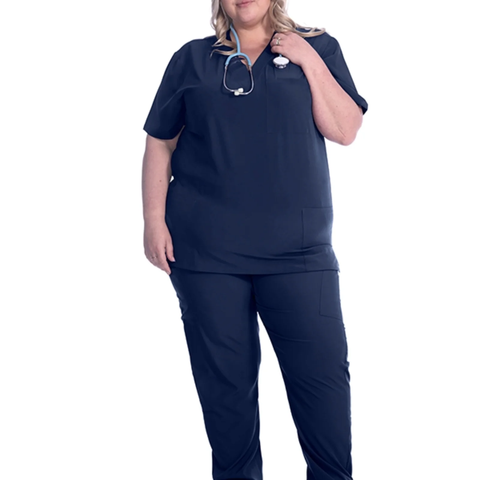 UBC Nursing Scrub Top - Unisex Flaunt Navy