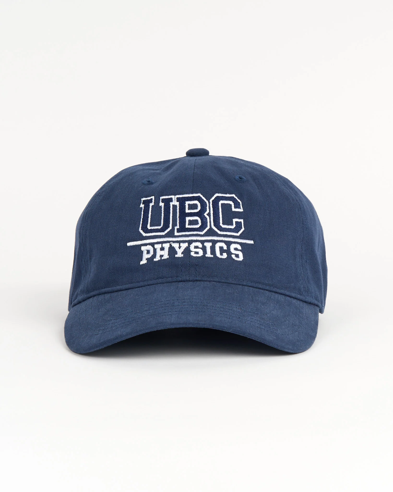 UBC Physics Cotton Twill Cap - Navy & White - Image 2