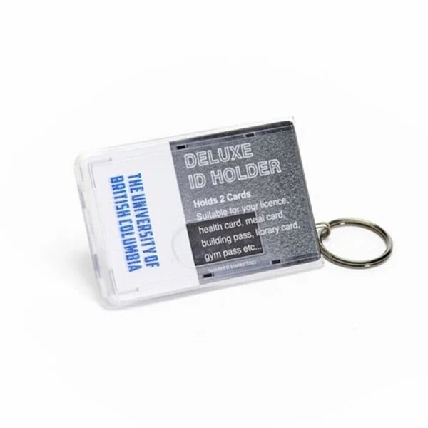 UBC Polycarbonate ID Holder with Keyring