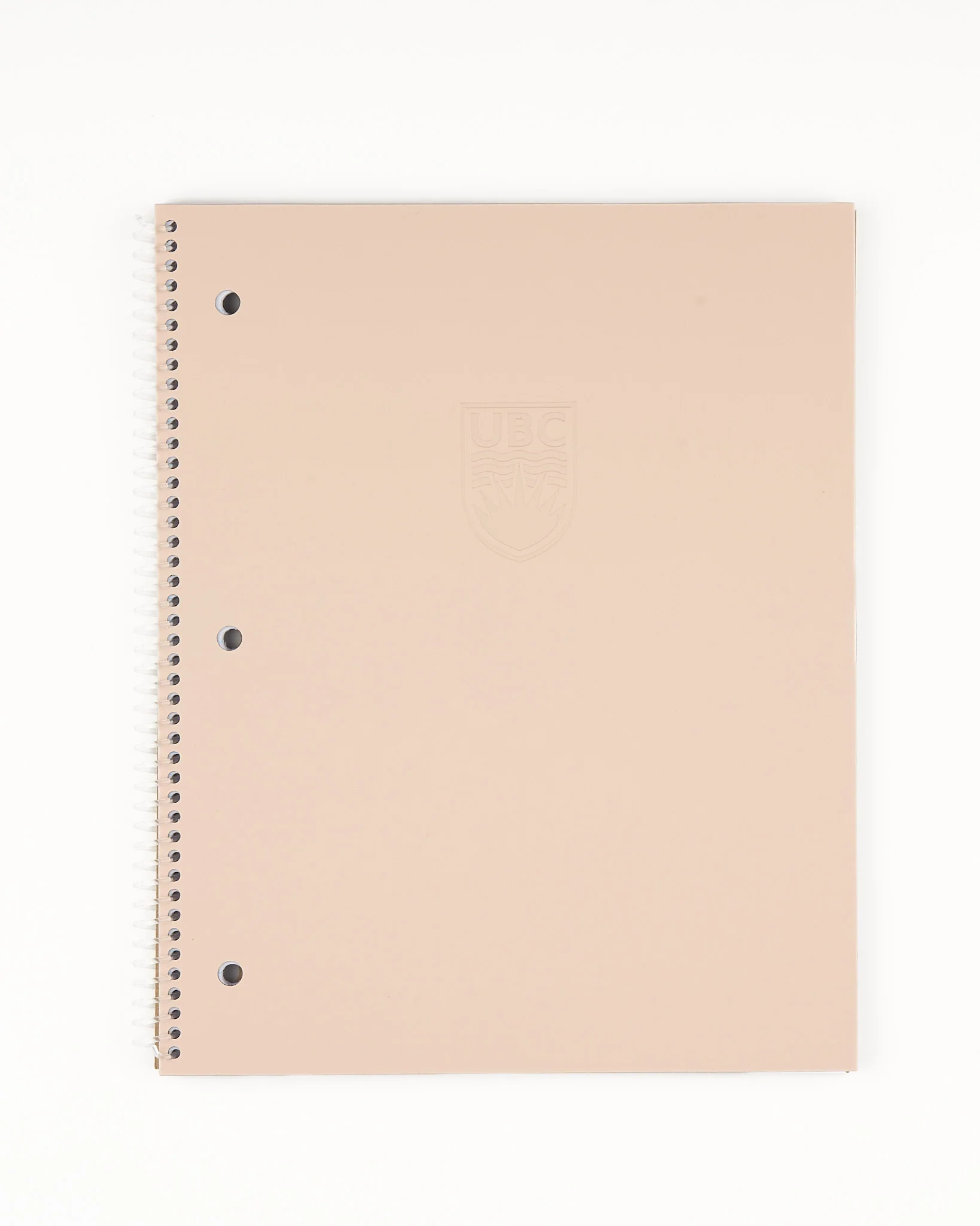 UBC Recycled Poly 1 Subject Large Notebook - Rose