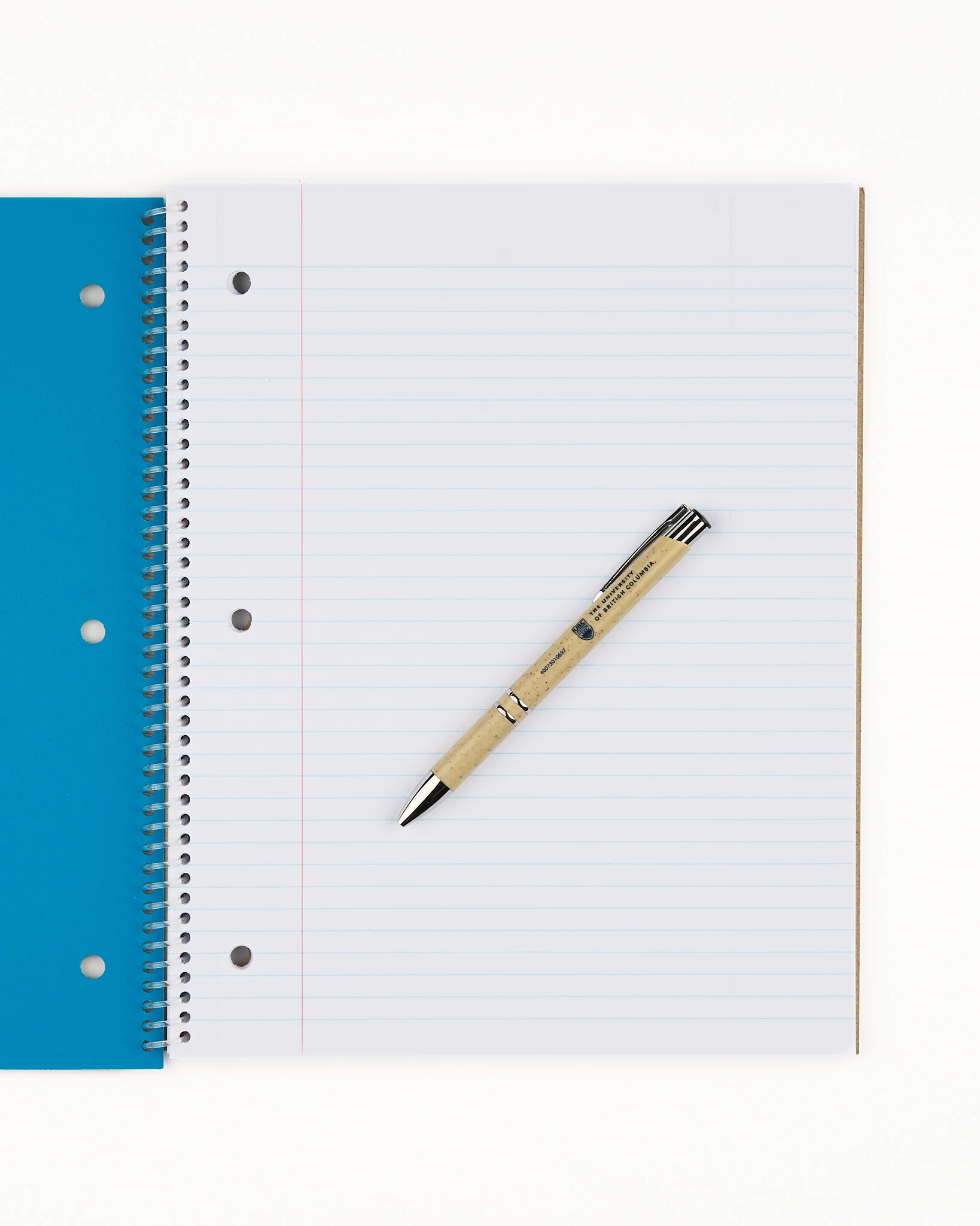 UBC Recycled Poly 2 Subject Large Notebook - Teal - Image 2
