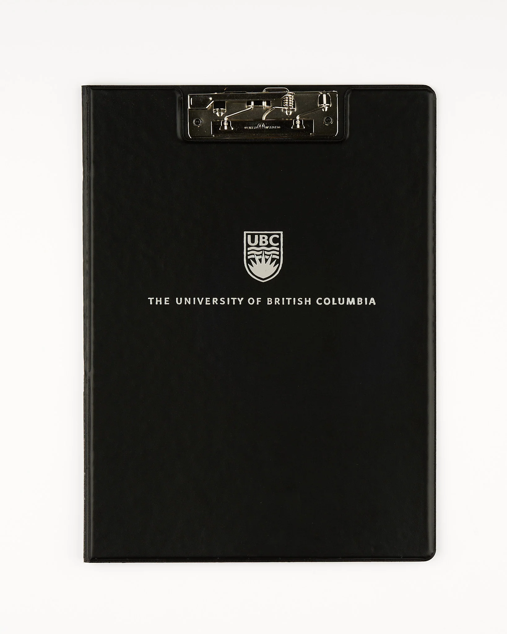 UBC Silver Crest Clipboard - Black