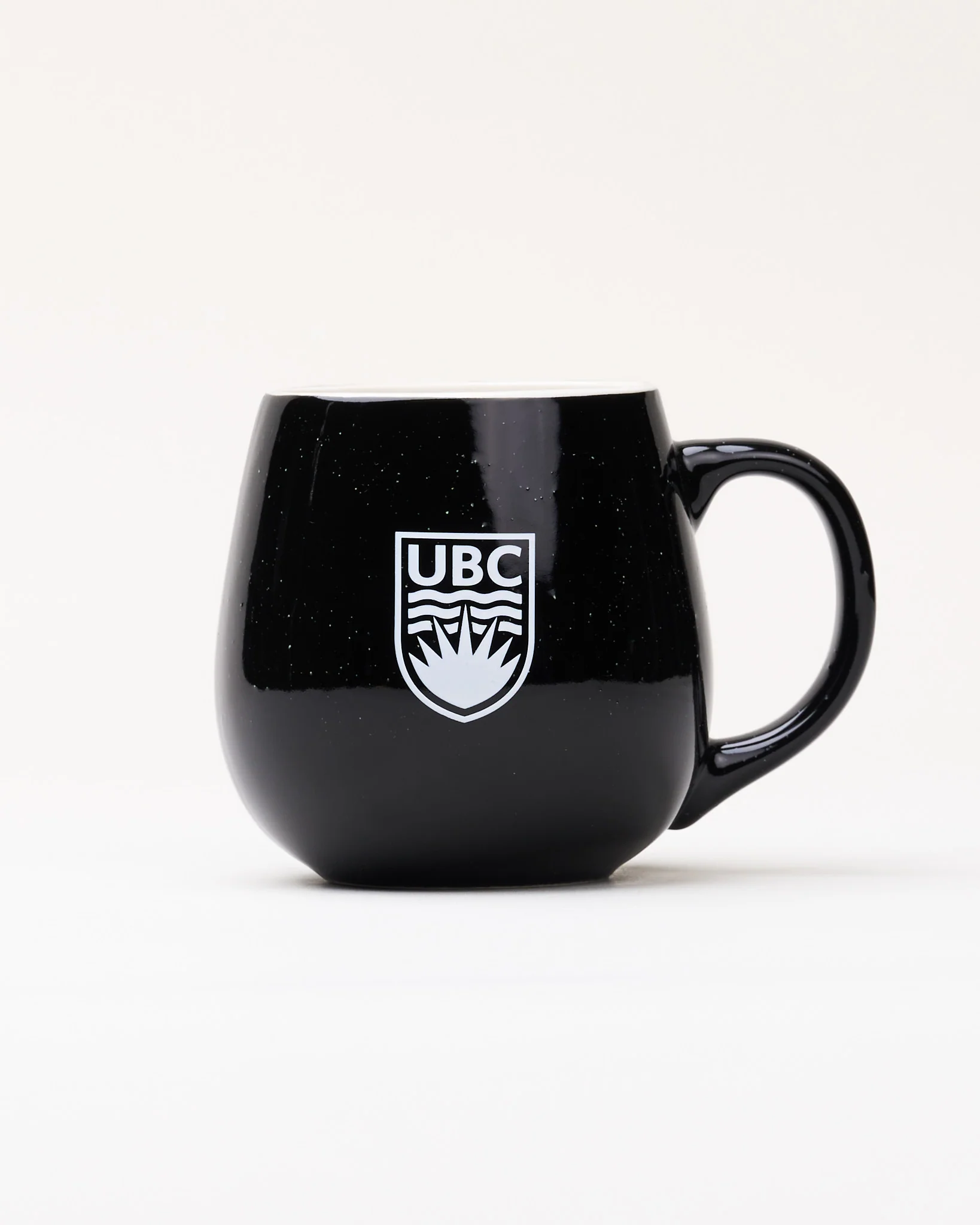 UBC Speckled New Bone China Mug 17.6oz - Black