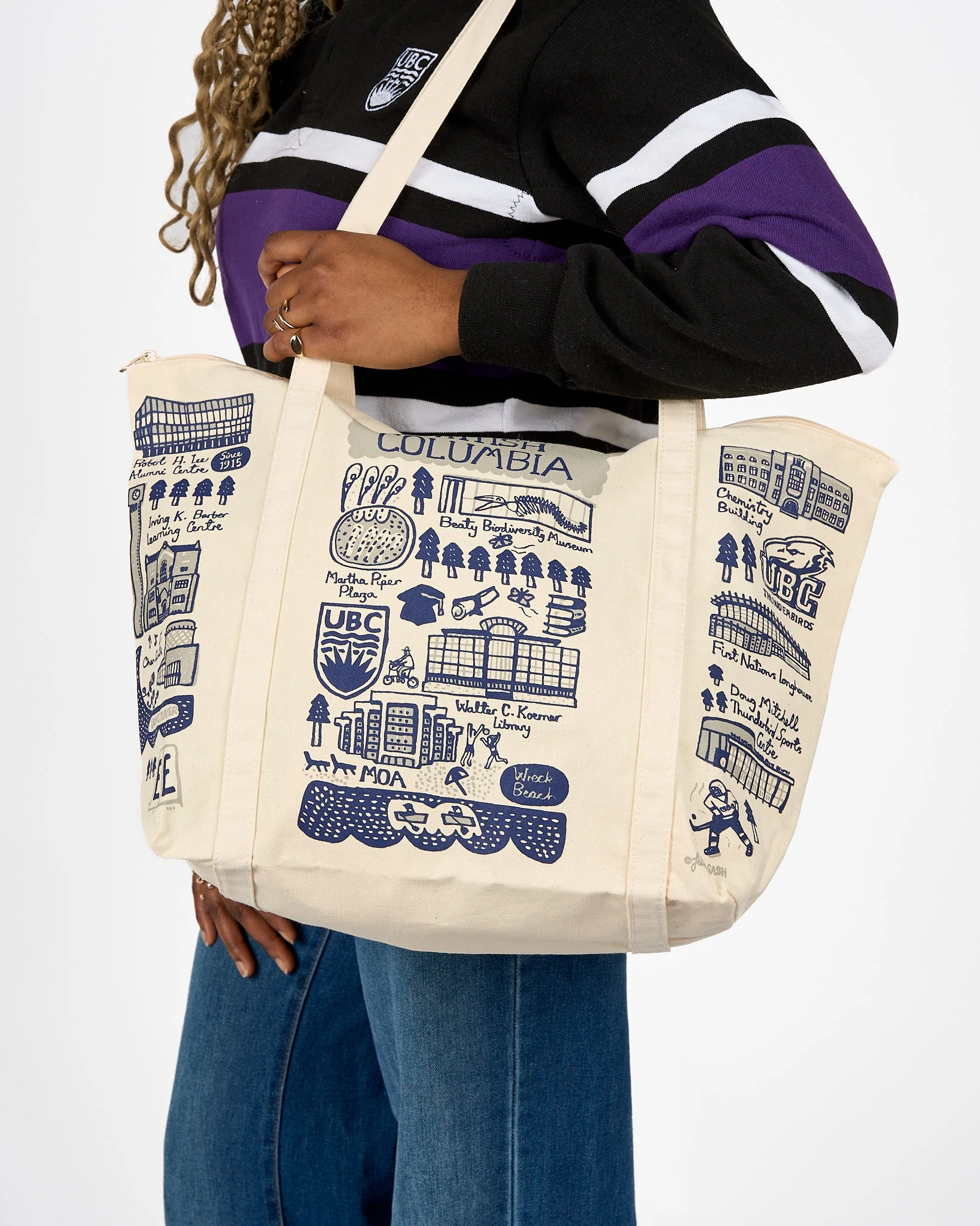 UBC Tote Julia Gash Weekender Bag - Beige