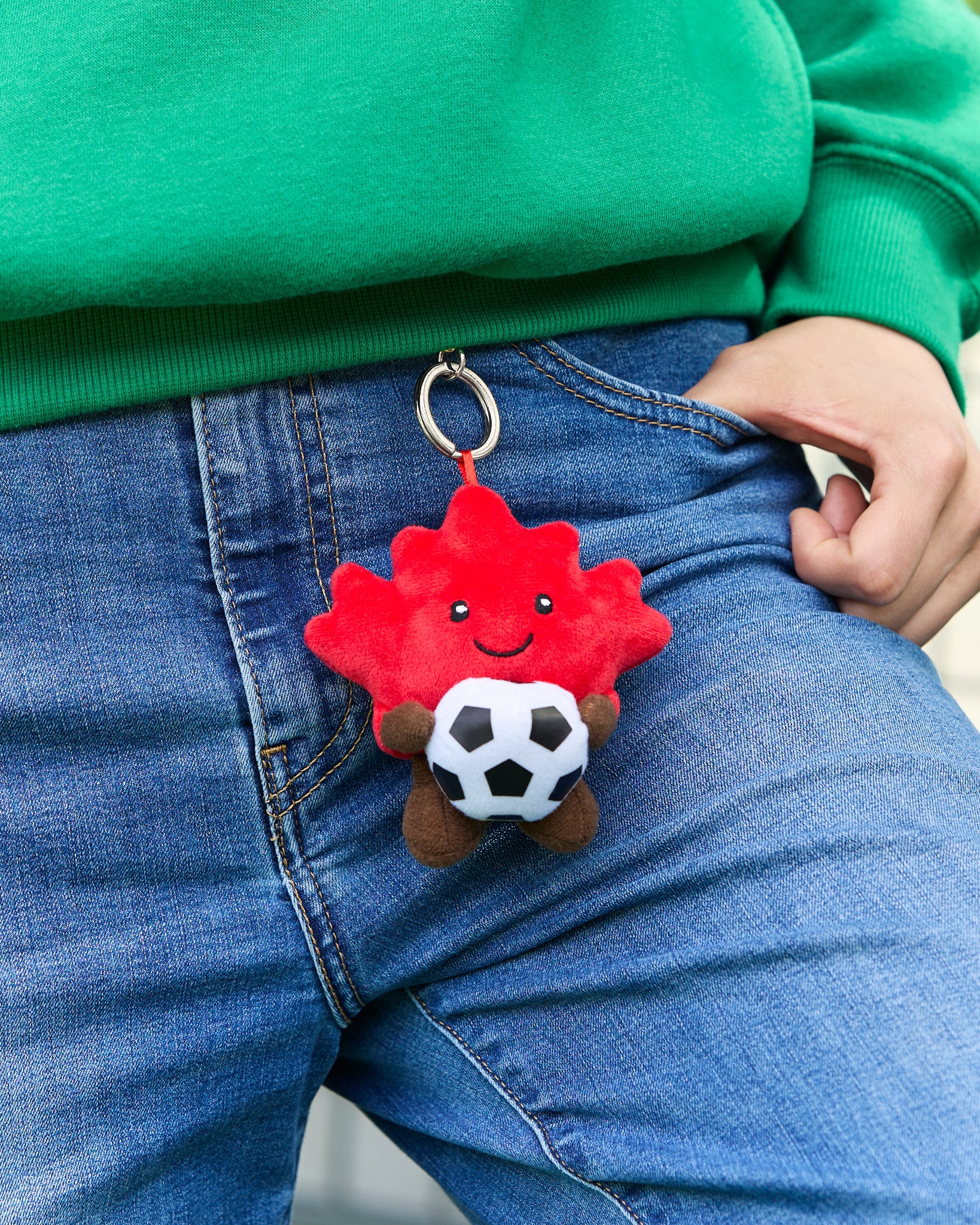 UBC True North Maple Soccer Charm