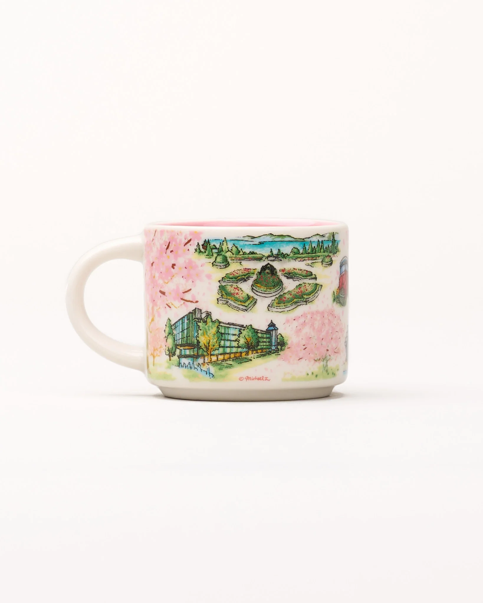 UBC Wayfinding Cherry Blossom Espresso Mug 2oz - Image 2