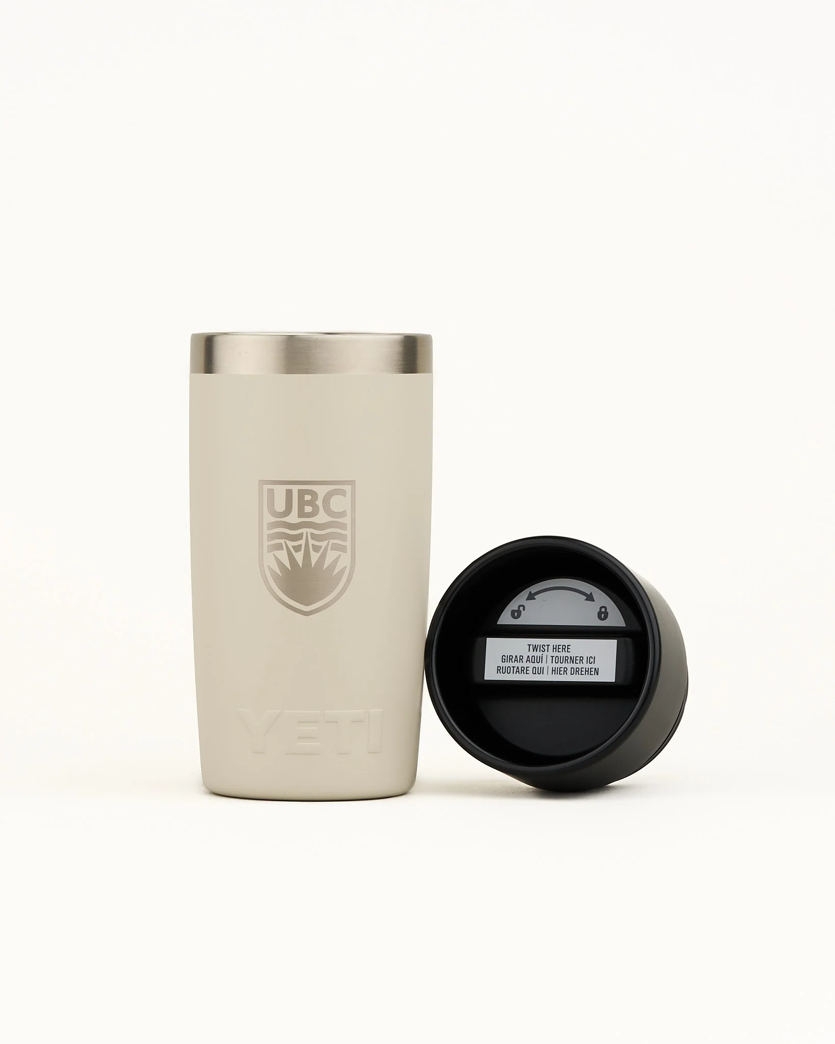 UBC Yeti Rambler Bottle Travel 12oz - Cape Taupe - Image 2