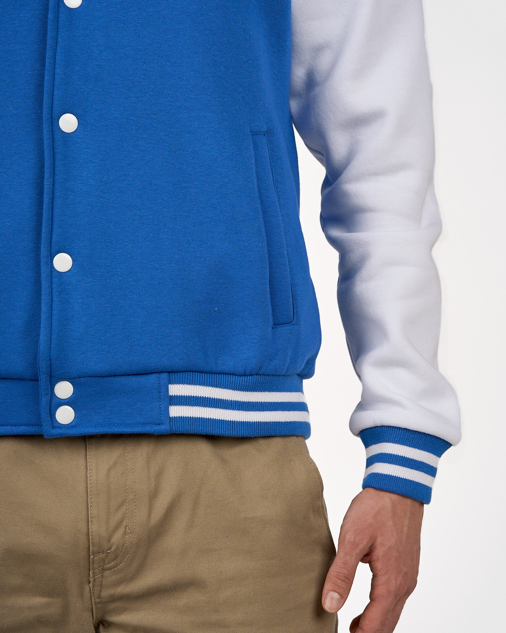 UBCO Heat Hooded Varsity Jacket - Royal Blue - Image 5