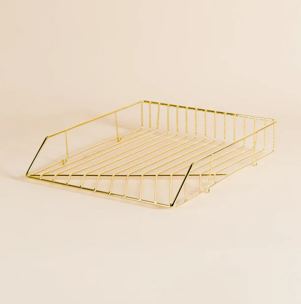 Ubrands Vena Metal Letter Tray