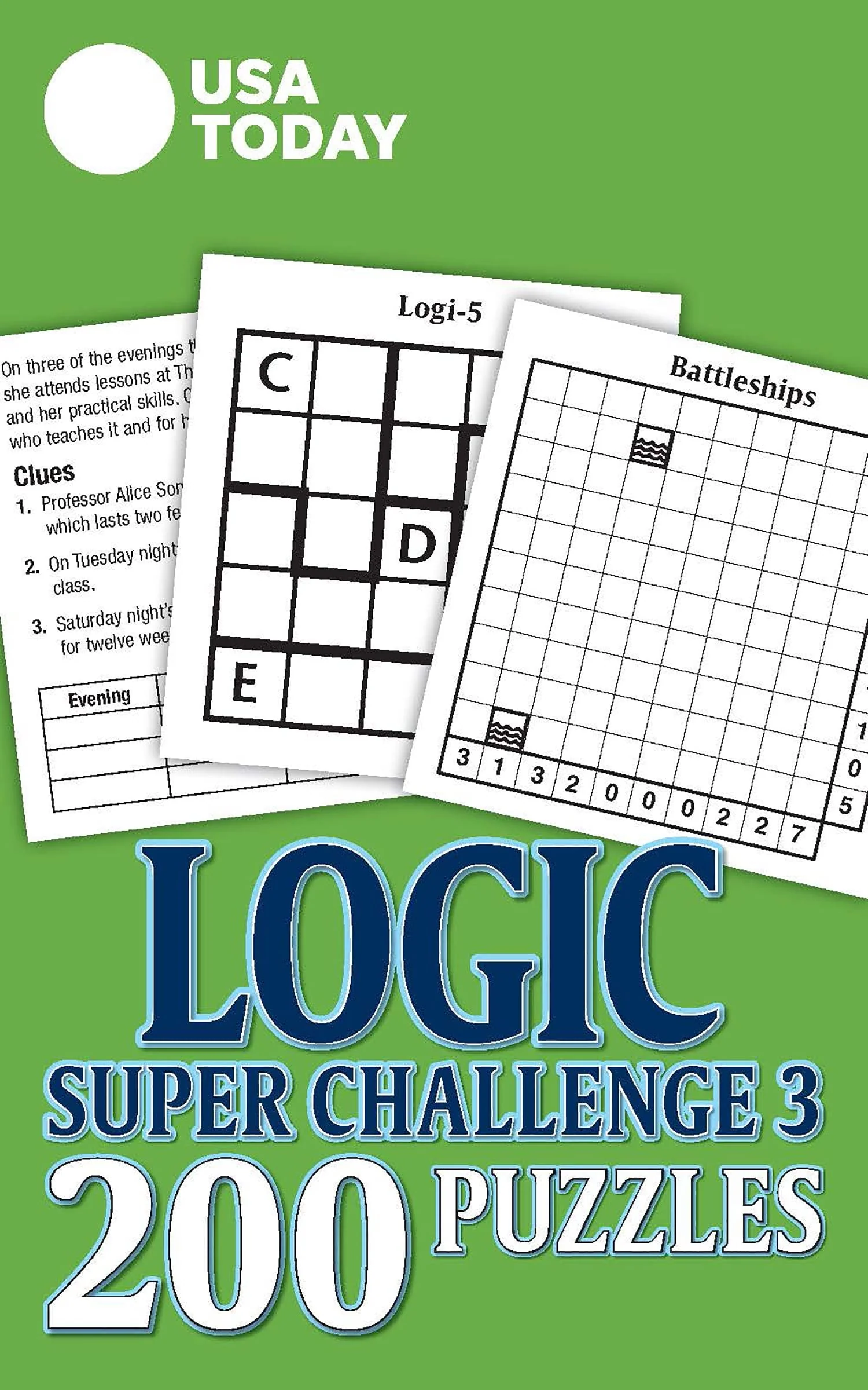 USA Today Logic Super Challenge 3 200 Puzzles
